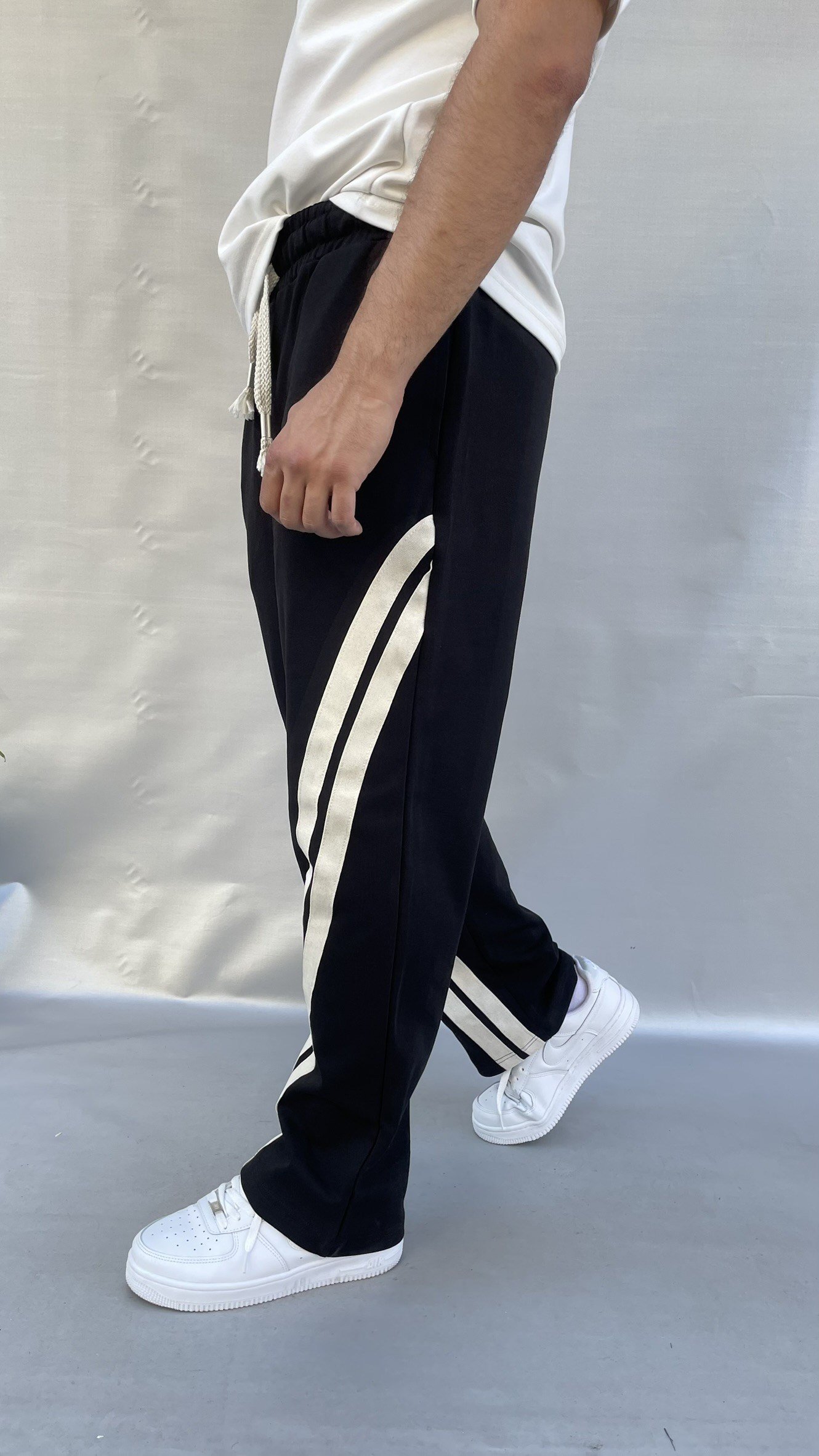 Tasarım Çizgi Detay Baggy Eşofman