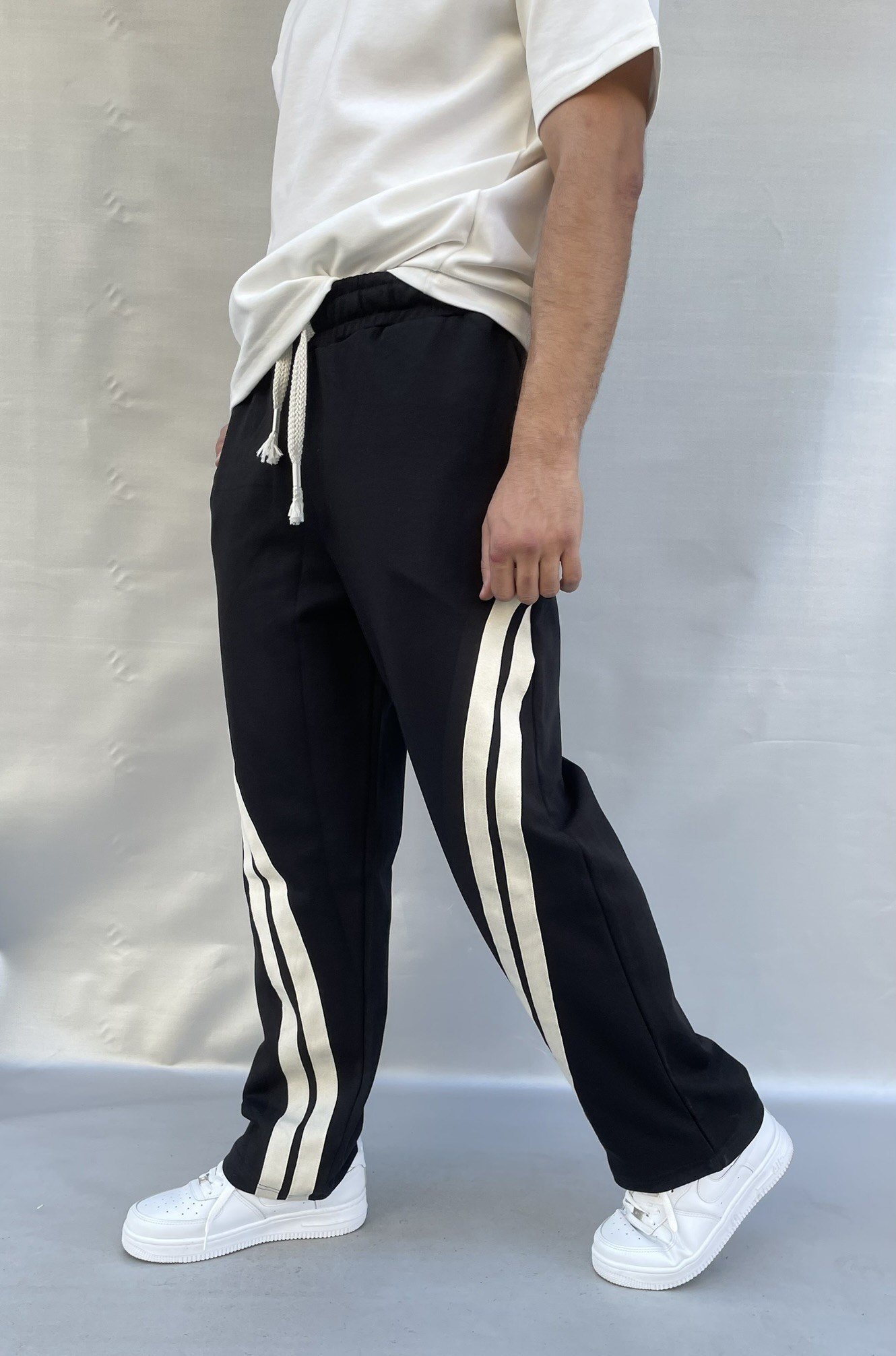 Tasarım Çizgi Detay Baggy Eşofman