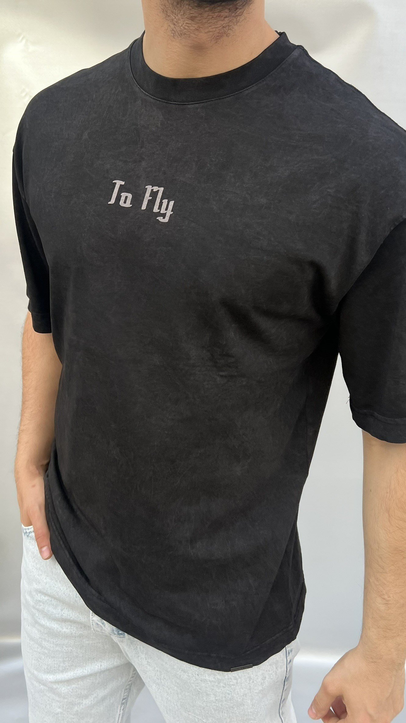 To Fly Oversize Yıkamalı T-shirt