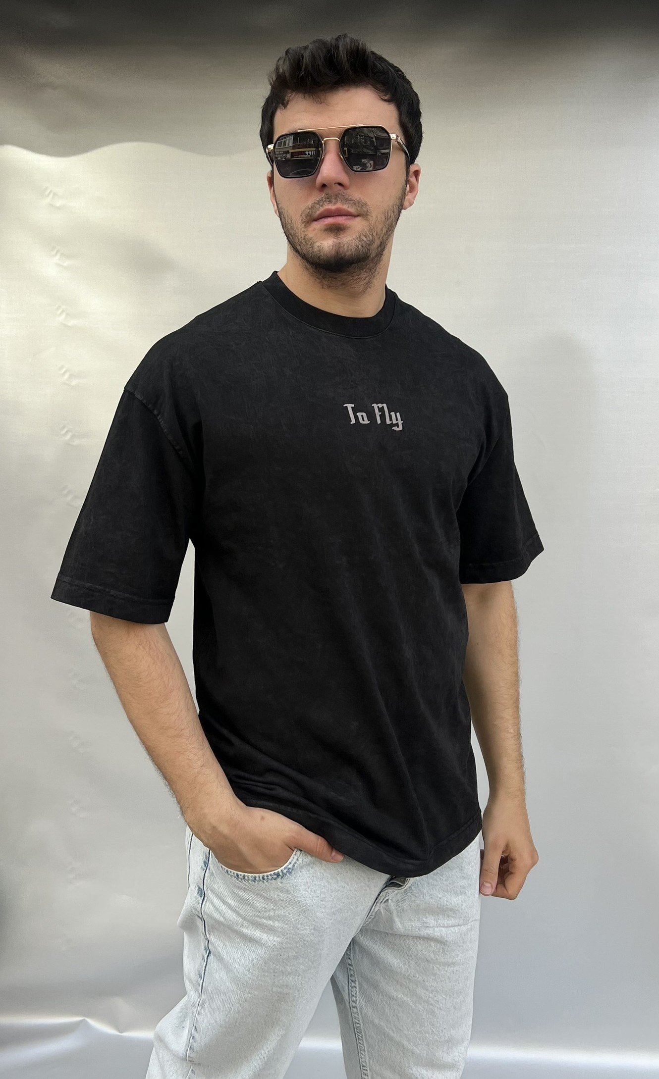 To Fly Oversize Yıkamalı T-shirt