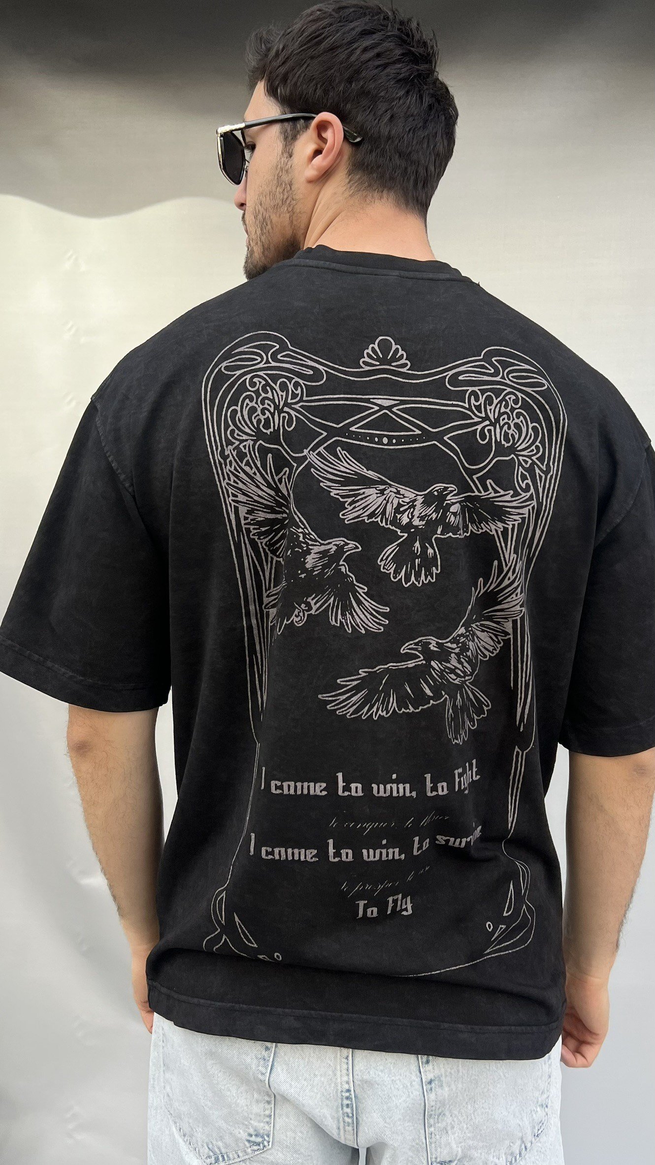 To Fly Oversize Yıkamalı T-shirt