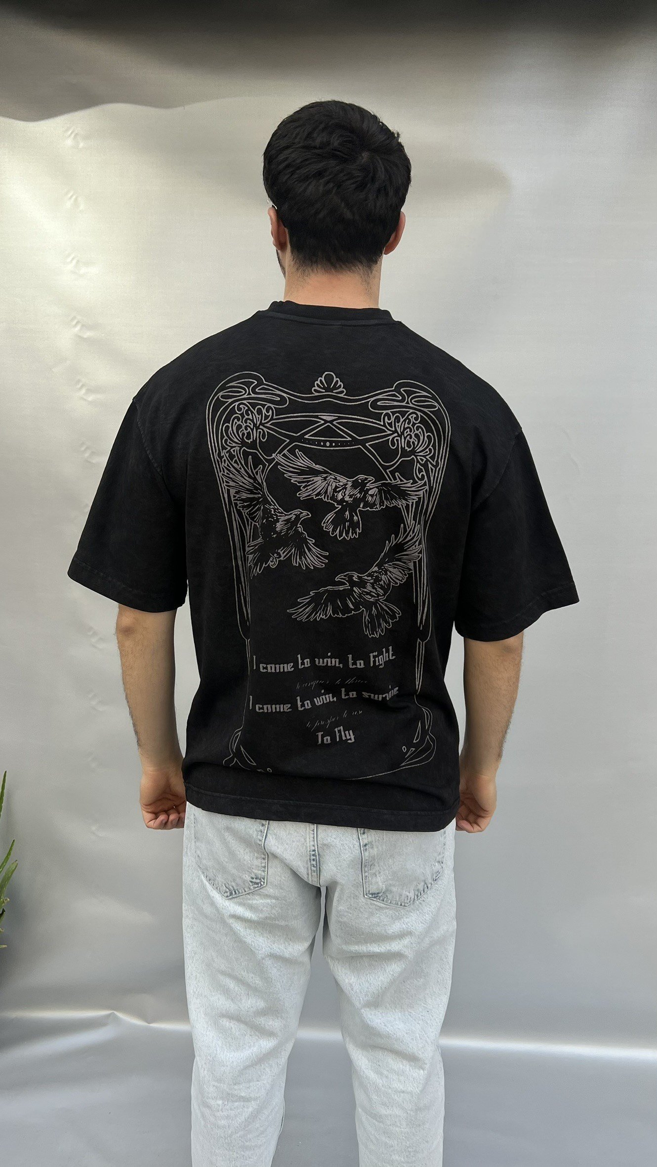 To Fly Oversize Yıkamalı T-shirt