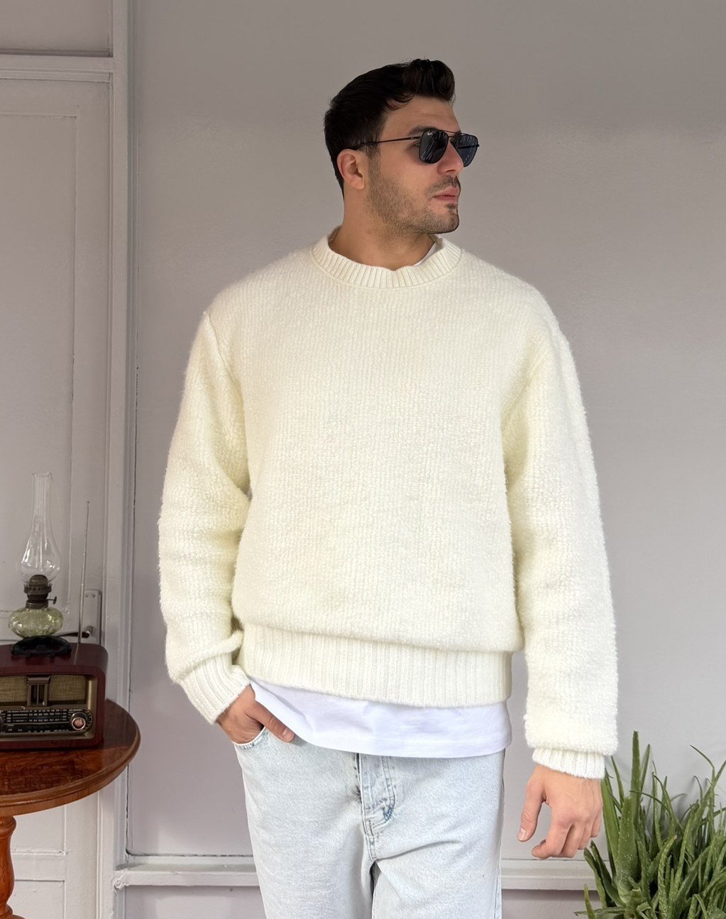 Triko Yumoş Oversize Kazak