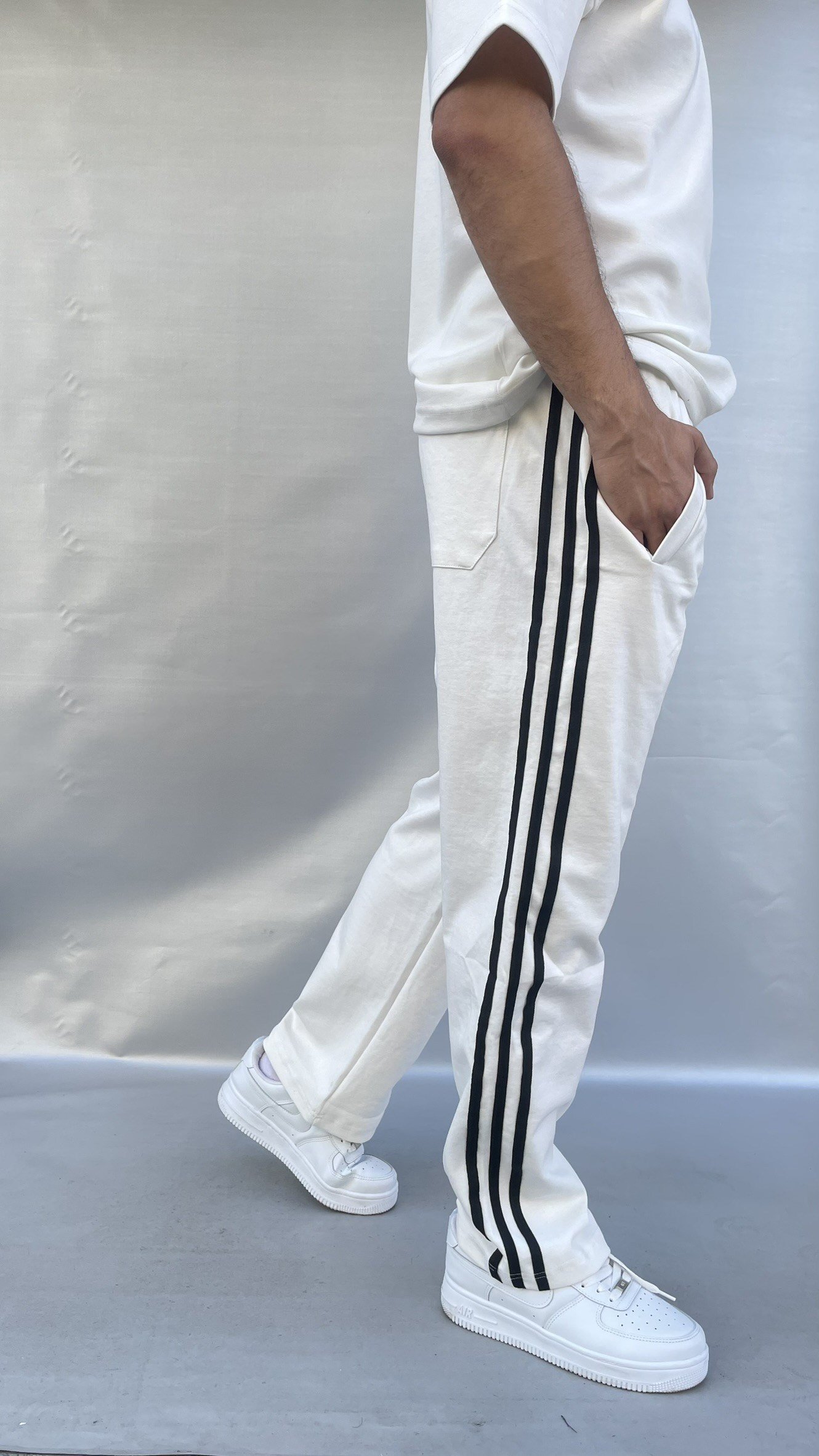 Yan Çizgi Detay Baggy Eşofman