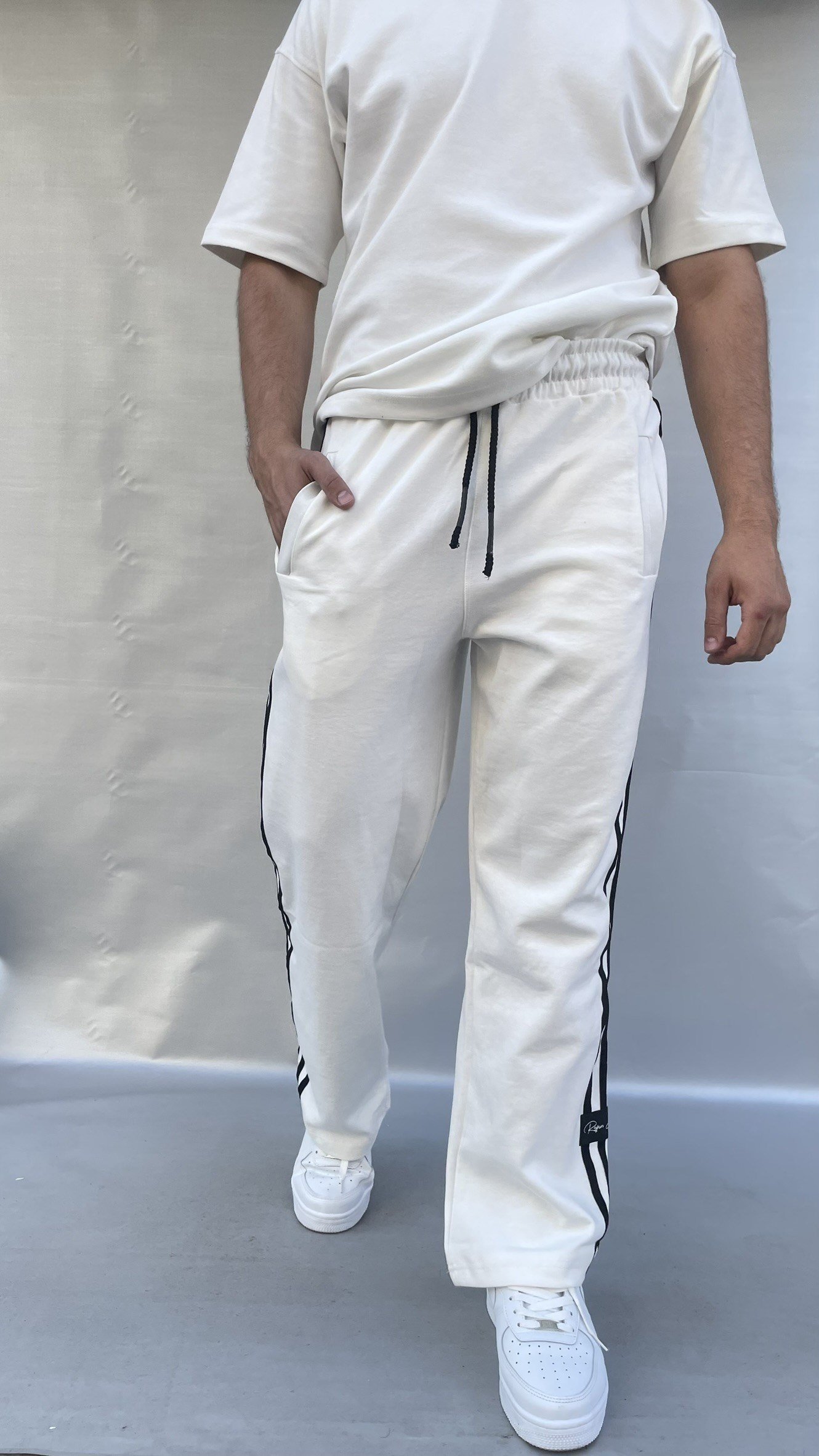 Yan Çizgi Detay Baggy Eşofman