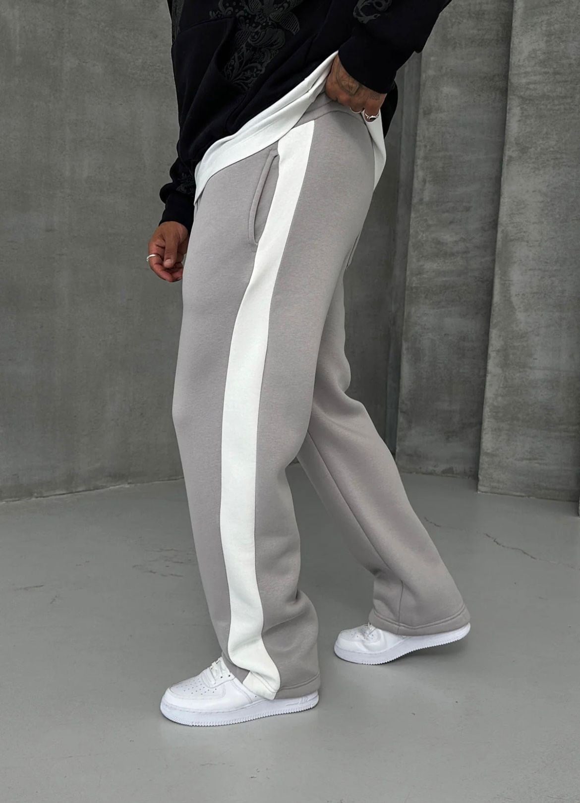 Yan Şerit Baggy Jogger