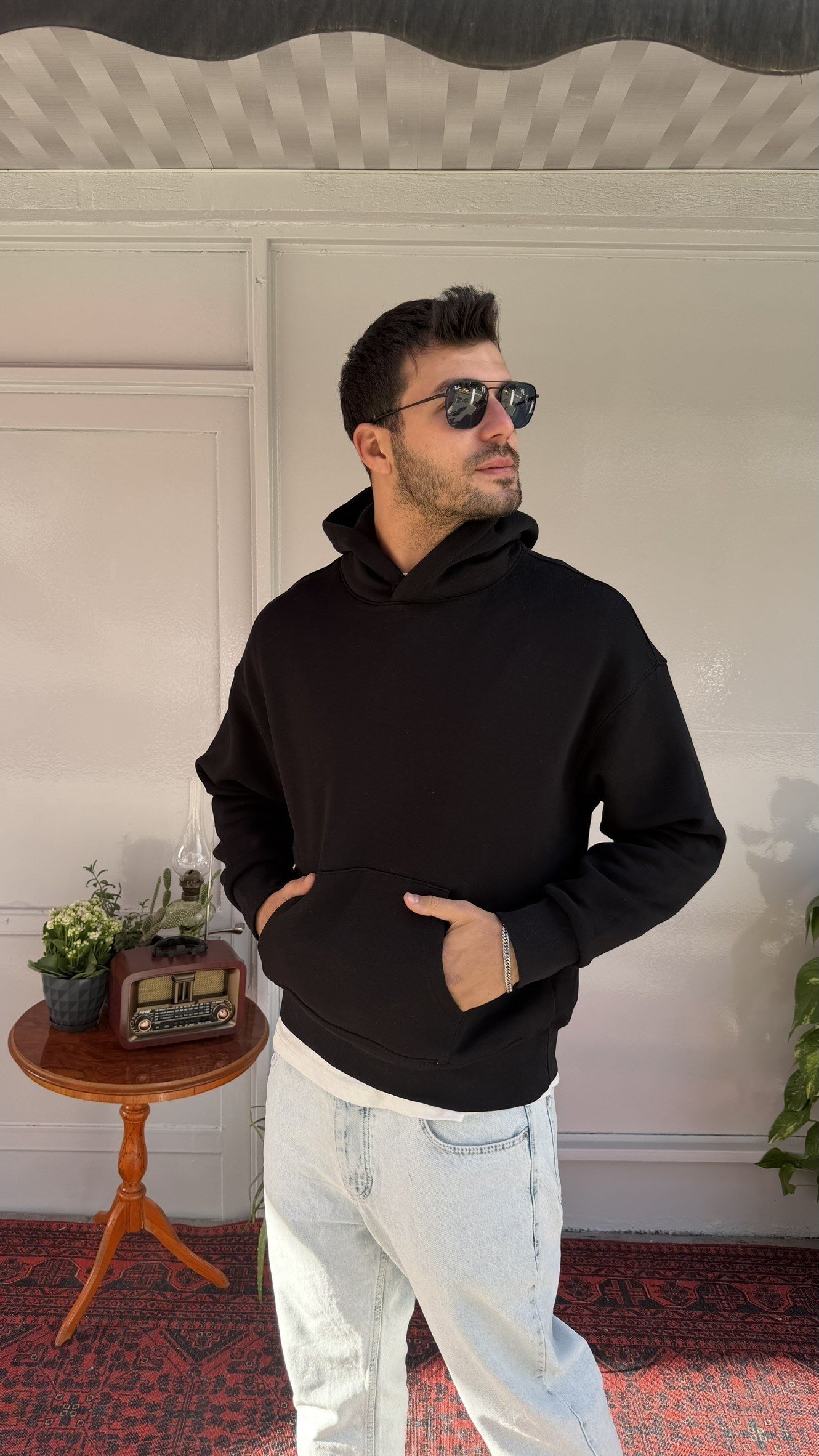 Yep Düz Basic Kapuşon