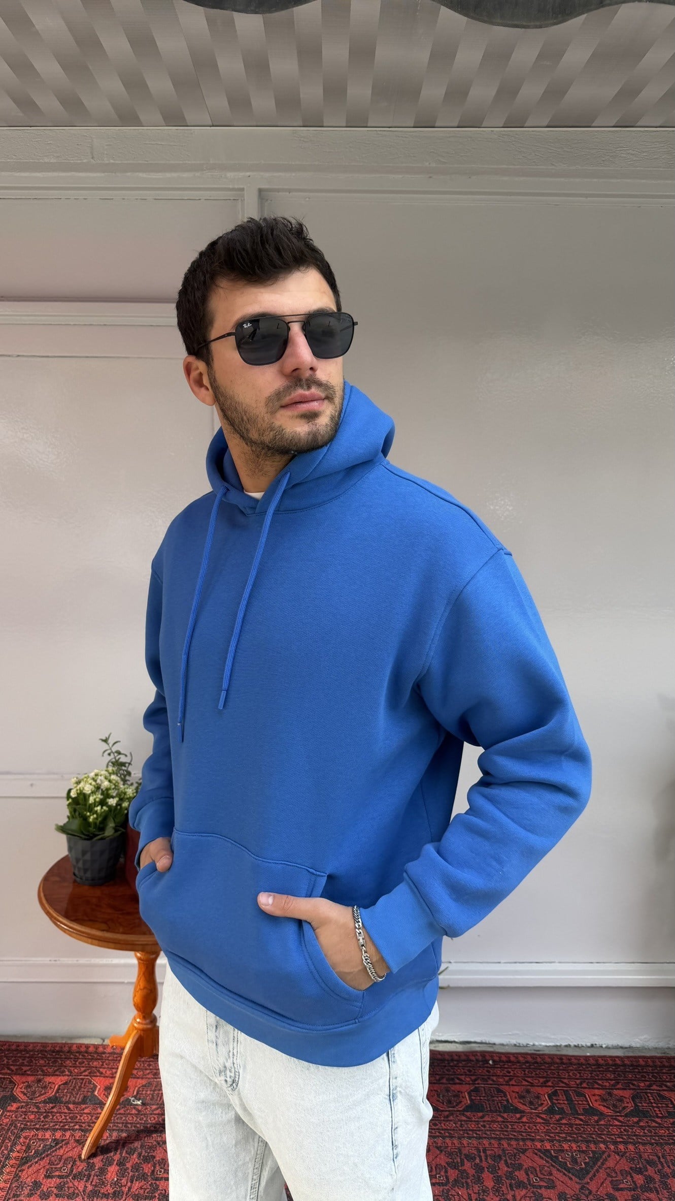 Yep Düz Basic Kapuşon