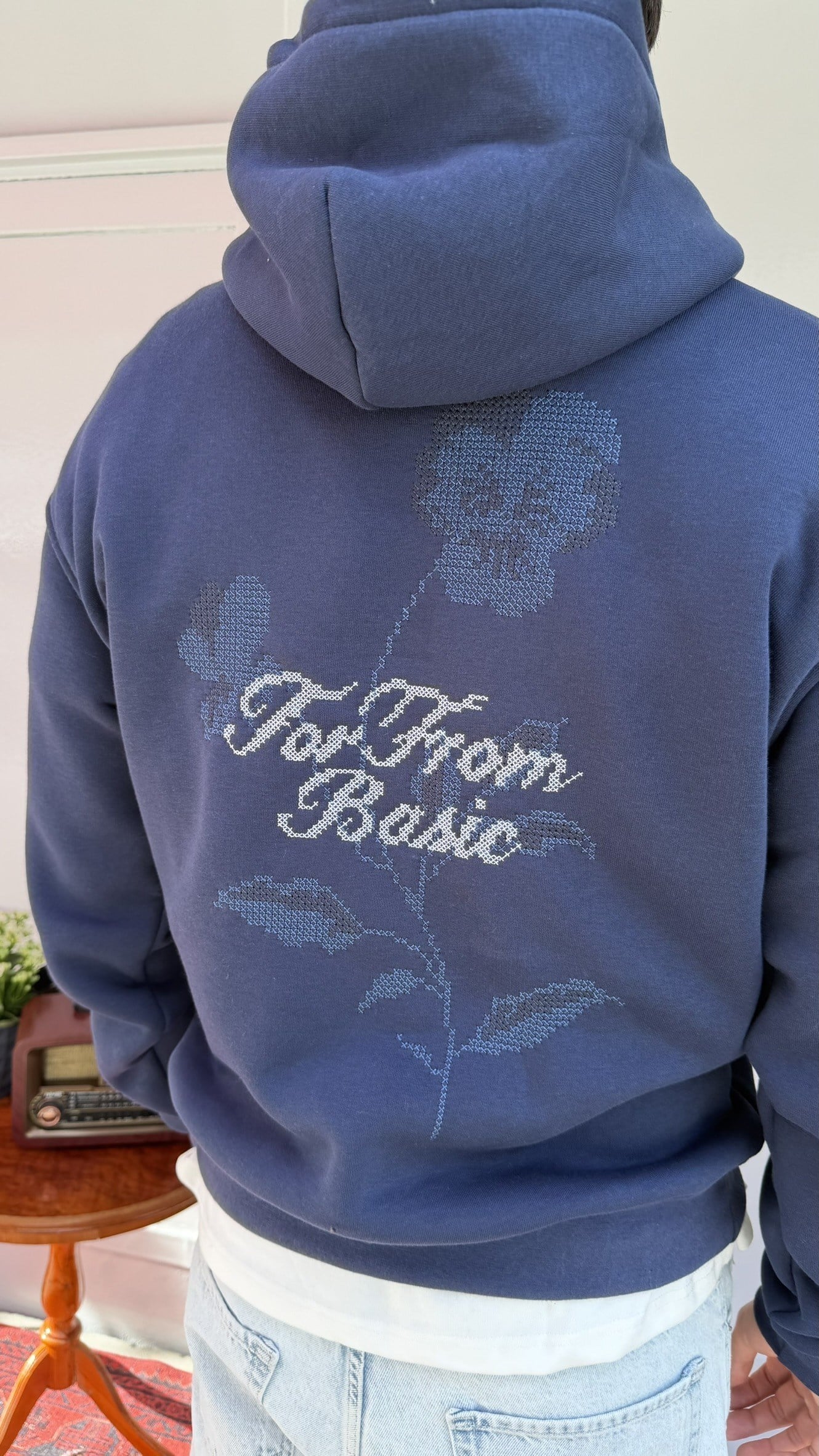 Yep For Baskılı Kapuşon