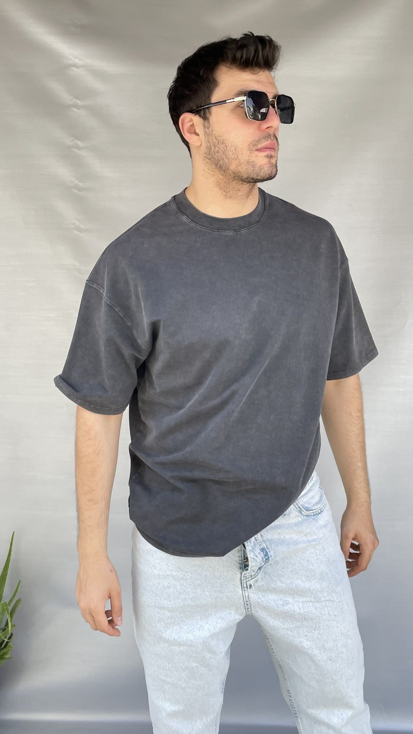 Yıkamalı Basic T-shirt