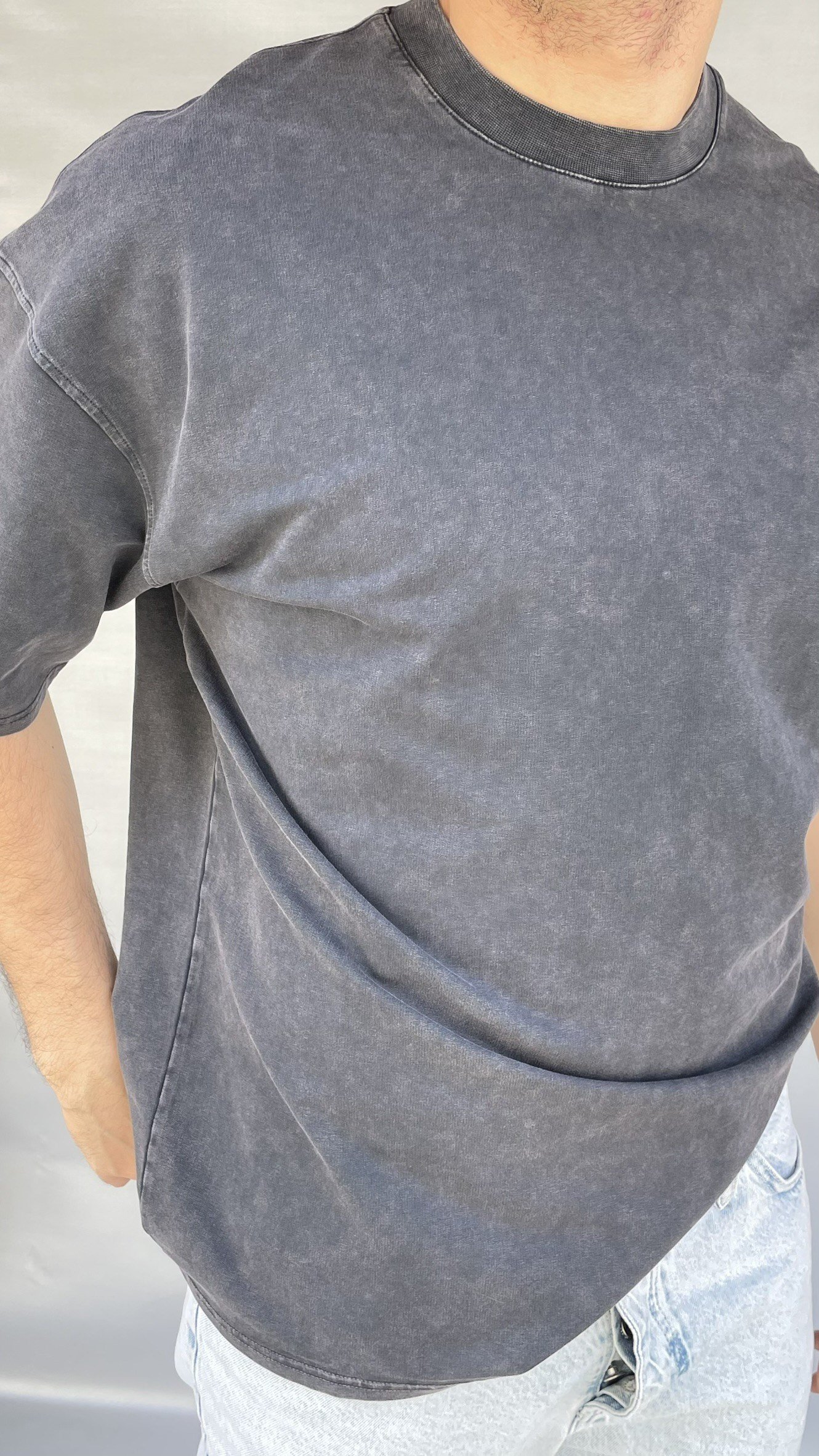 Yıkamalı Basic T-shirt