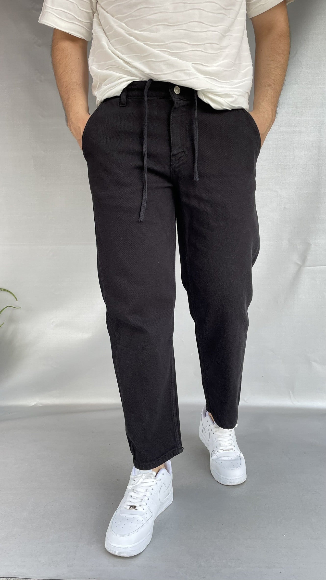 Yumuşak Denim Boyfriend Pantolon
