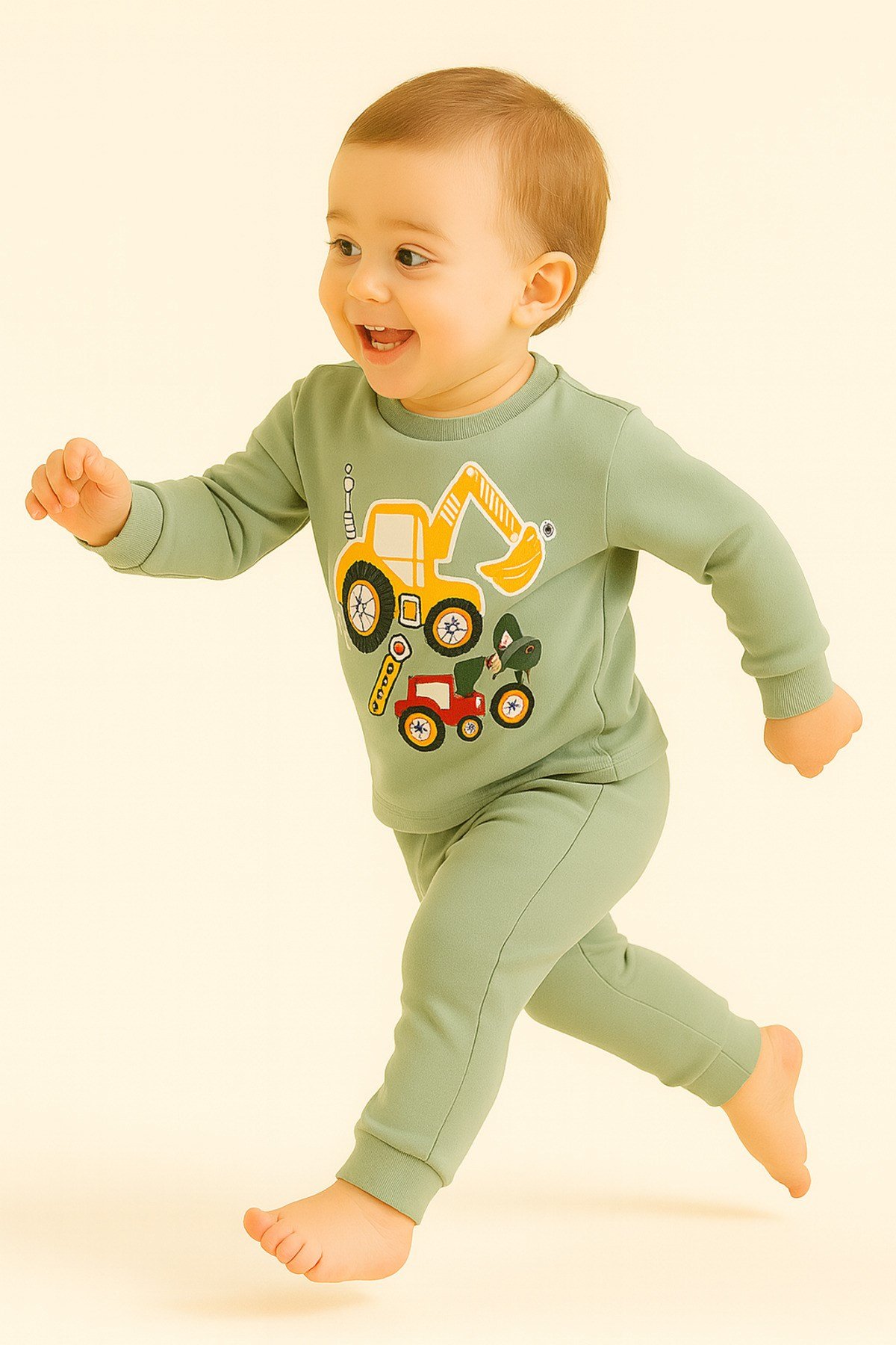 çocuk mevsimlik penye pijama takımı