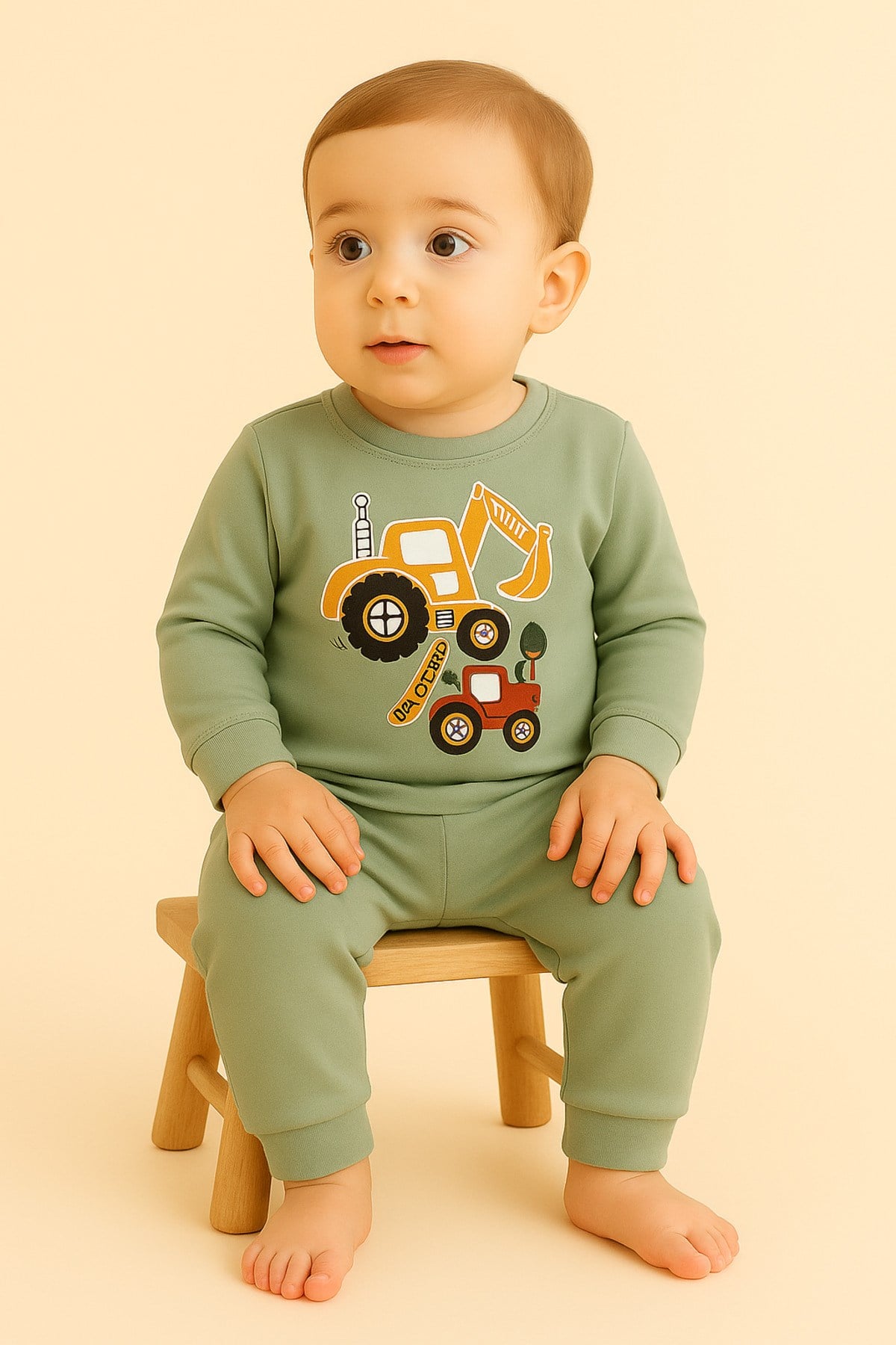 çocuk mevsimlik penye pijama takımı