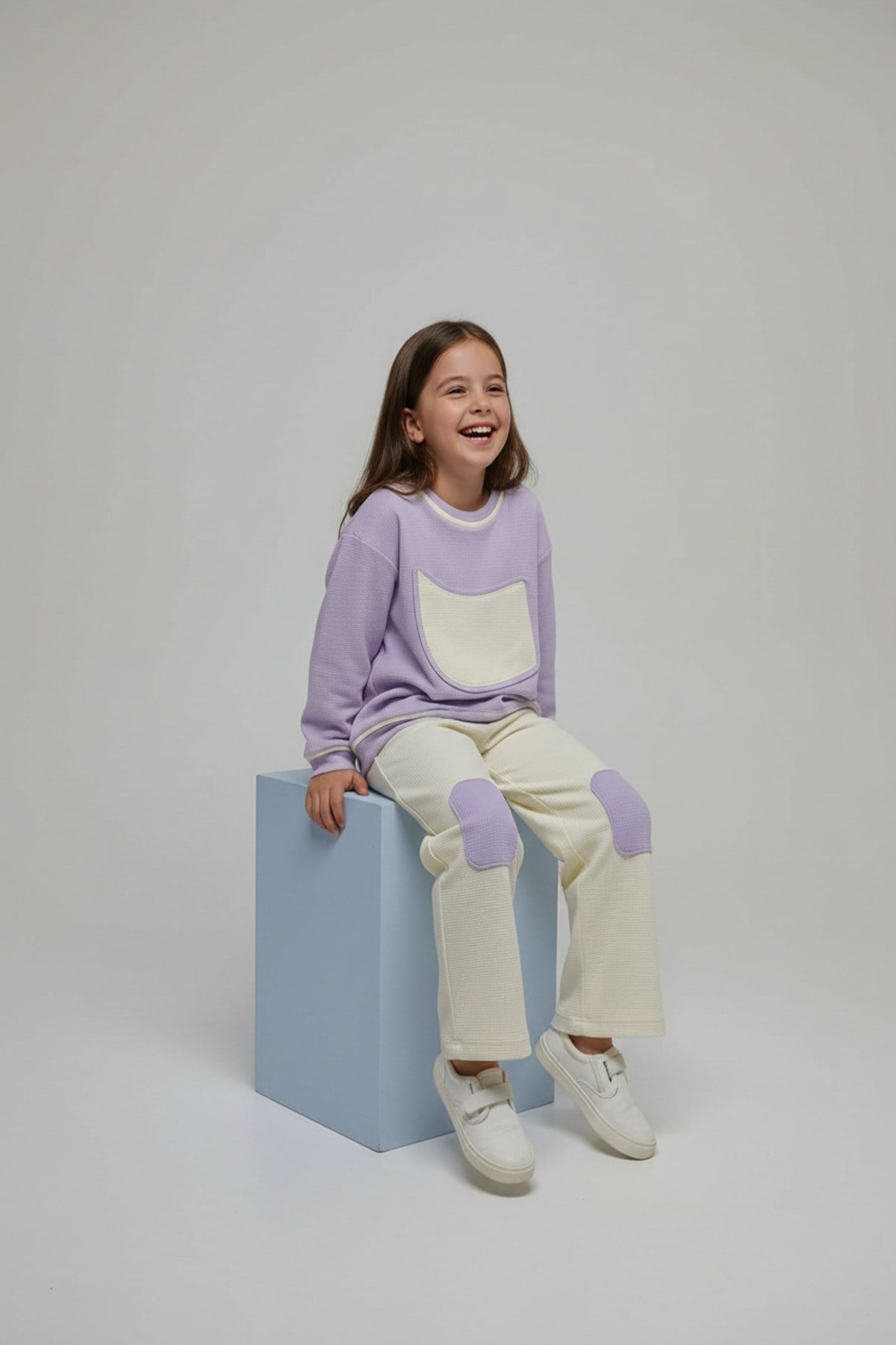 unisex çocuk %100 pamuk alt üst takım