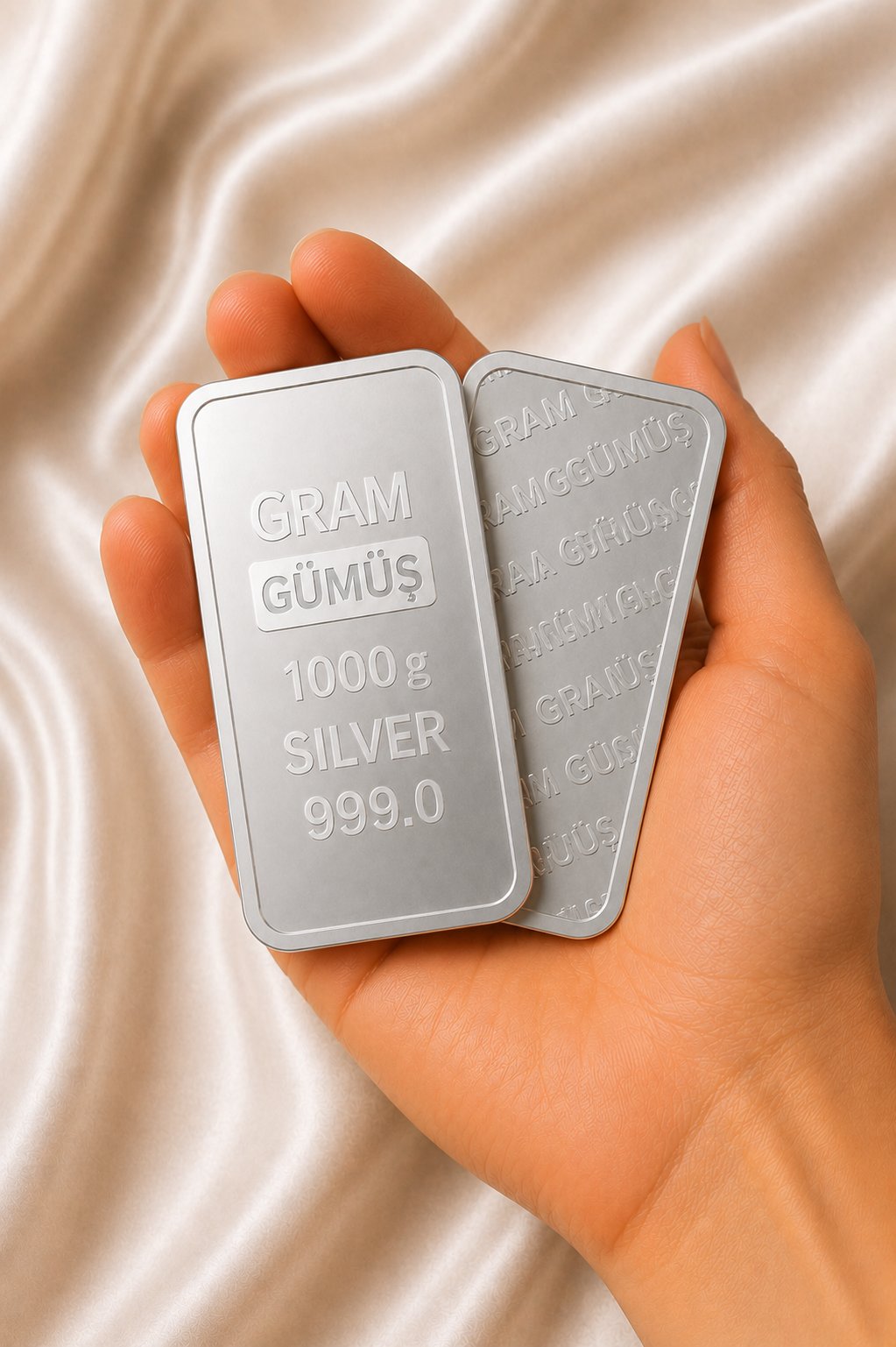 1000 Gr (Gram) Külçe (999,0) Gümüş – Yatırımlık Gümüş