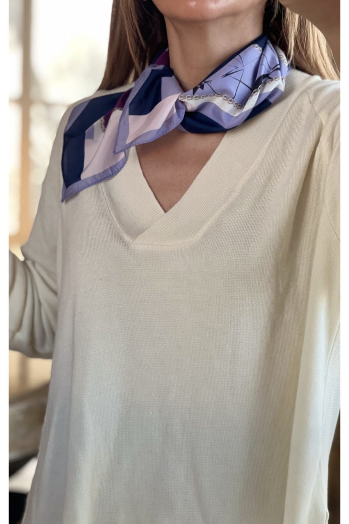 ¿ Lila Mor Vanessa Fular Bandana