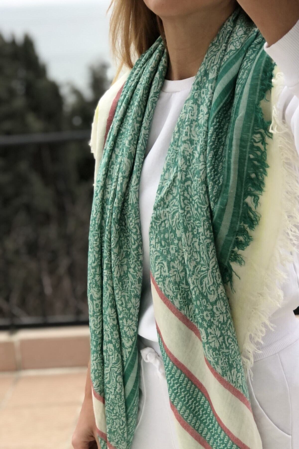 ¿ Loren Pamuklu Şal