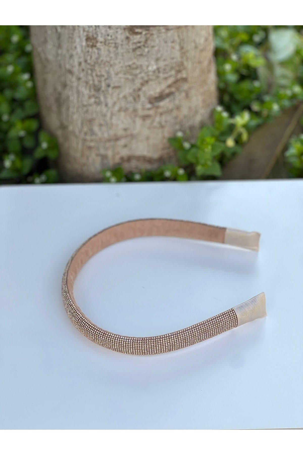 Bridal Gelin Rose Taşlı Taç Saç Bandı Kadın