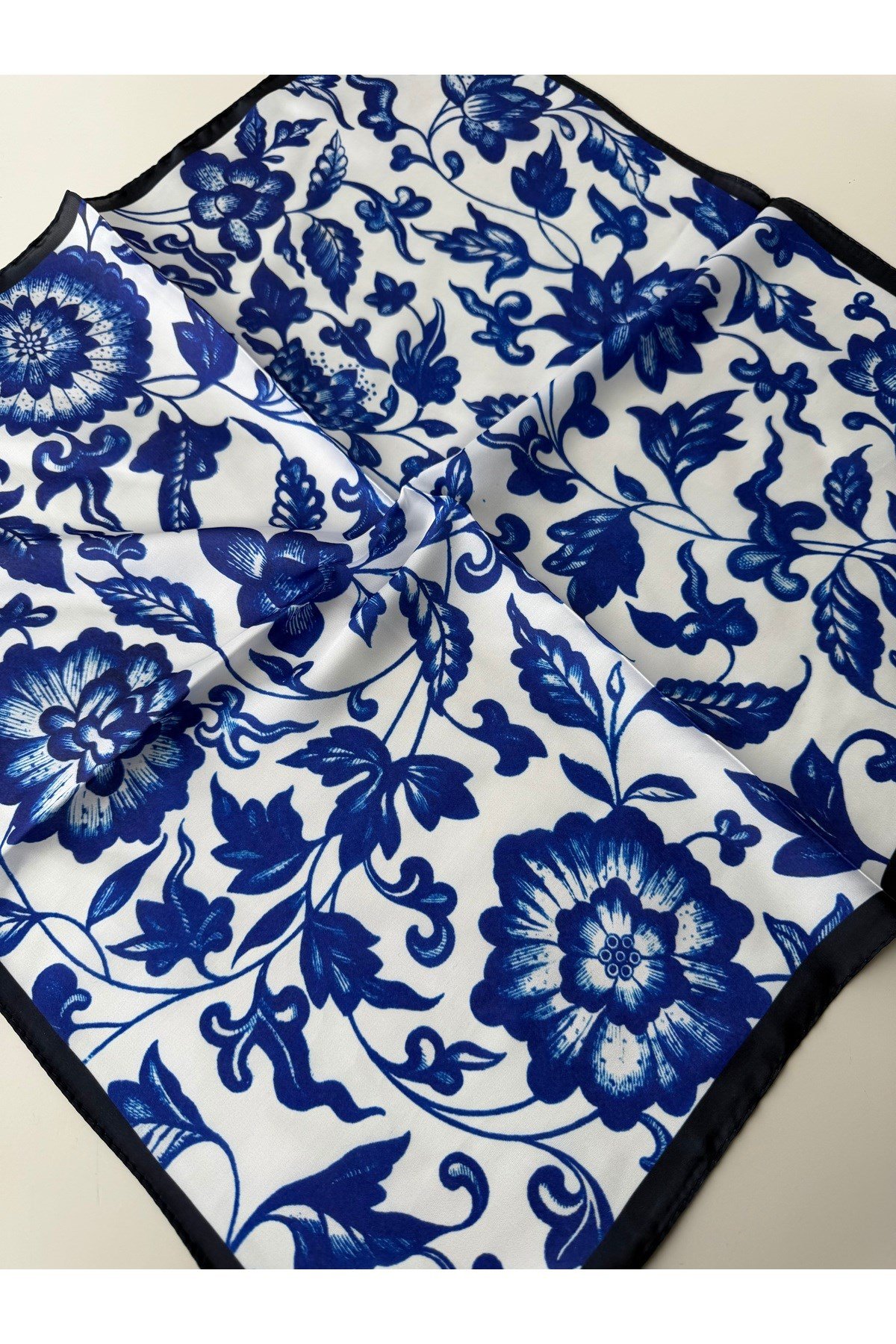 Desenli Fular Bandana 50x50 Kadın Giyim Aksesuar