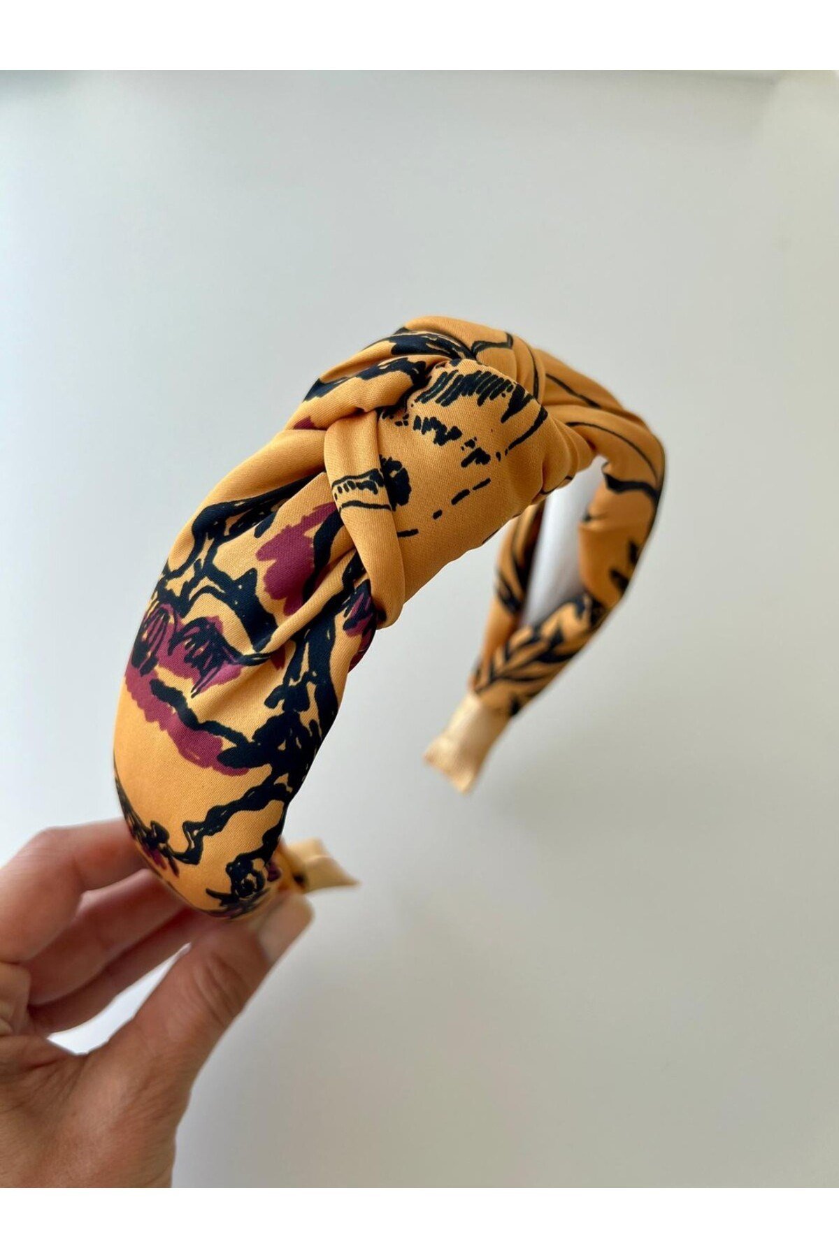Düğümlü Kumaş İkili Taç Seti