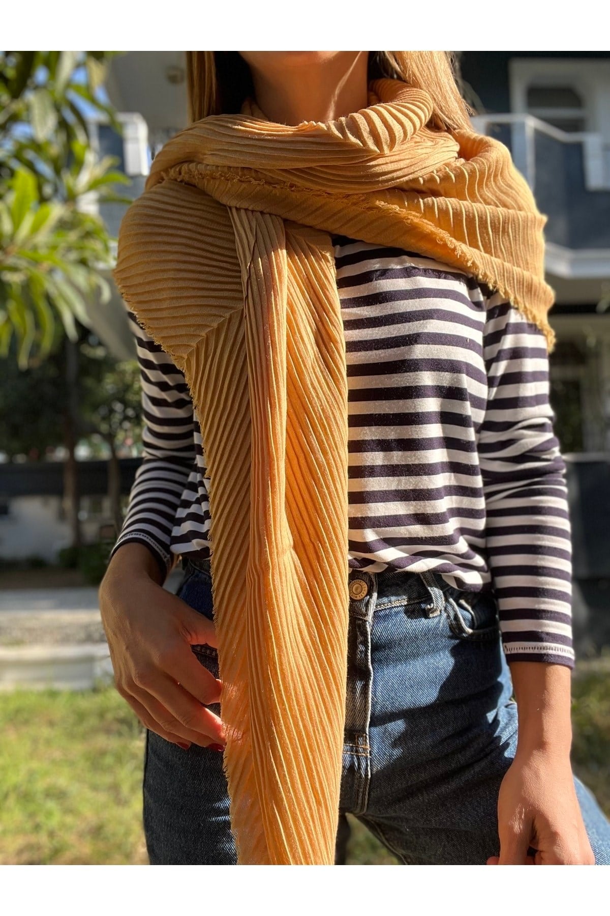 Irma Pamuklu Şal Kadın Giyim Aksesuar