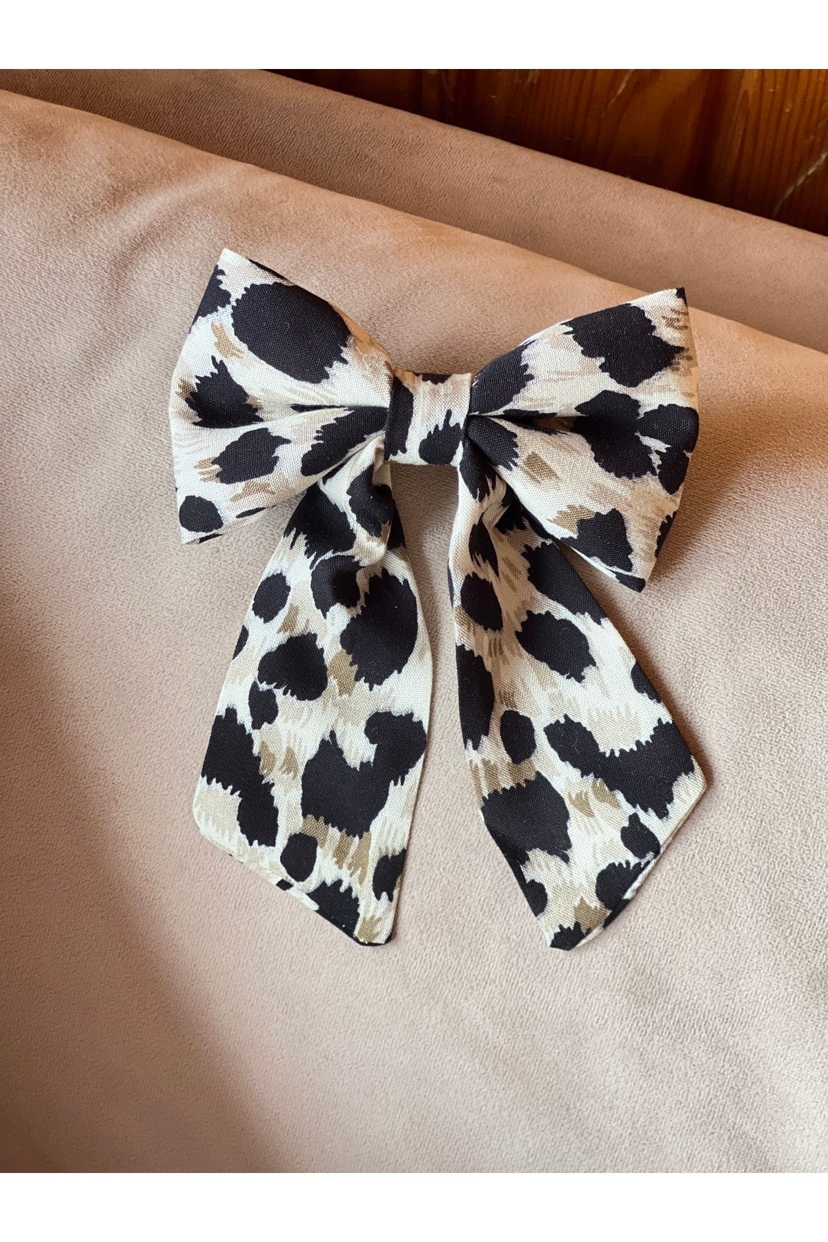 Leopar Desen Fiyonk Toka Kadın Aksesuar