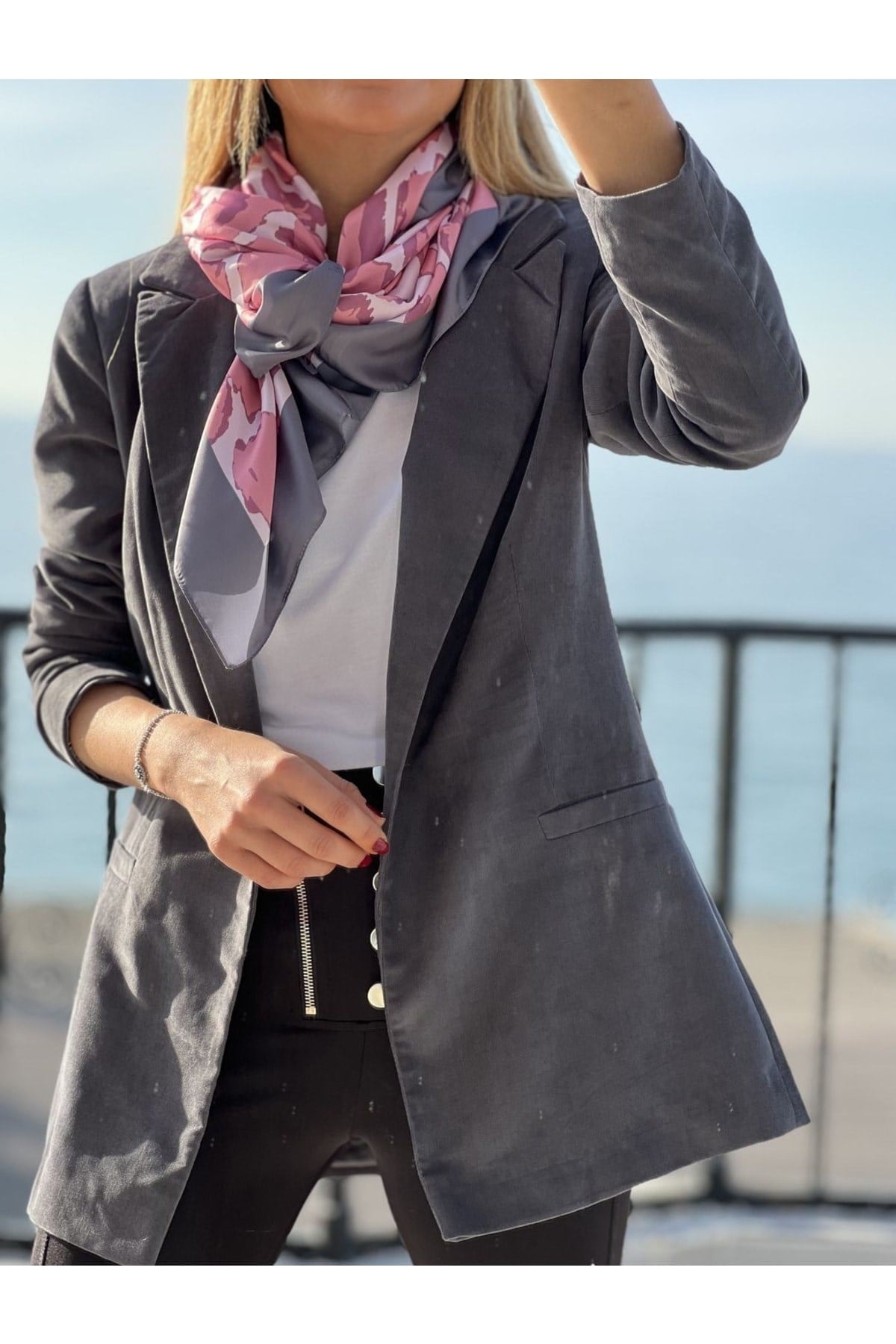 Lıana Ipek Saten Eşarp Fular