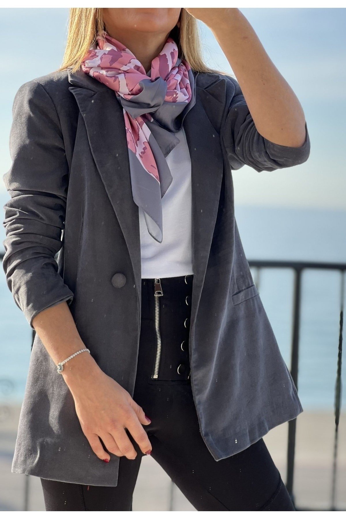 Lıana Ipek Saten Eşarp Fular