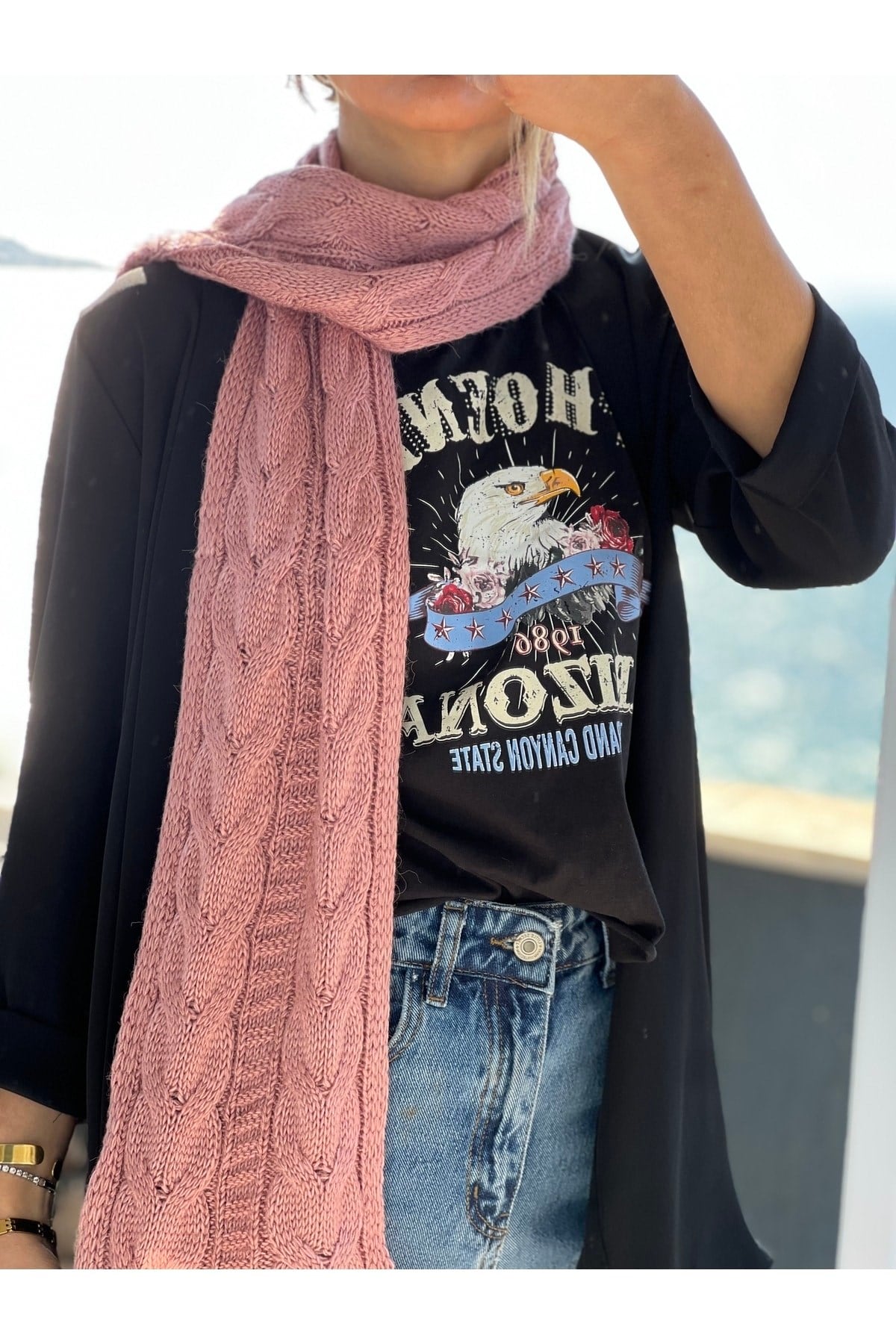 Pembe Renk Atkı