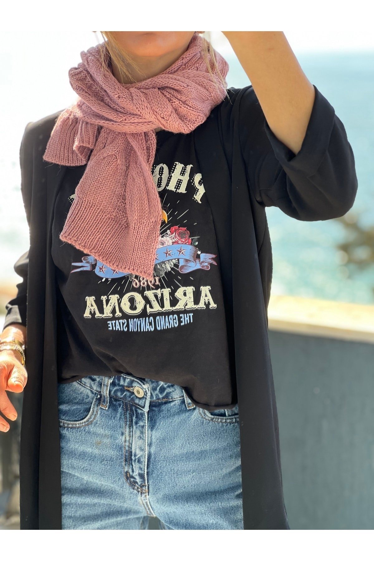 Pembe Renk Atkı