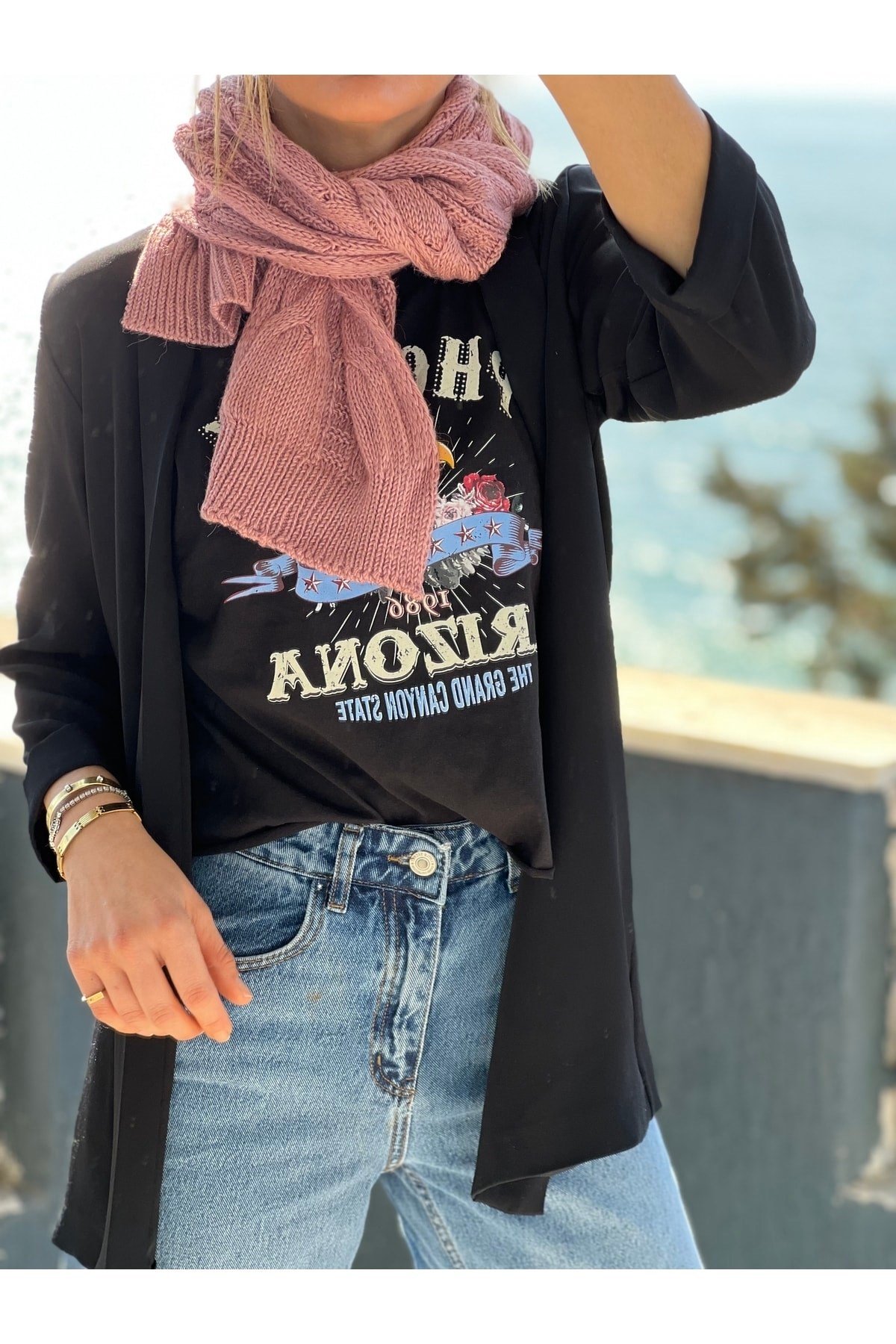 Pembe Renk Atkı