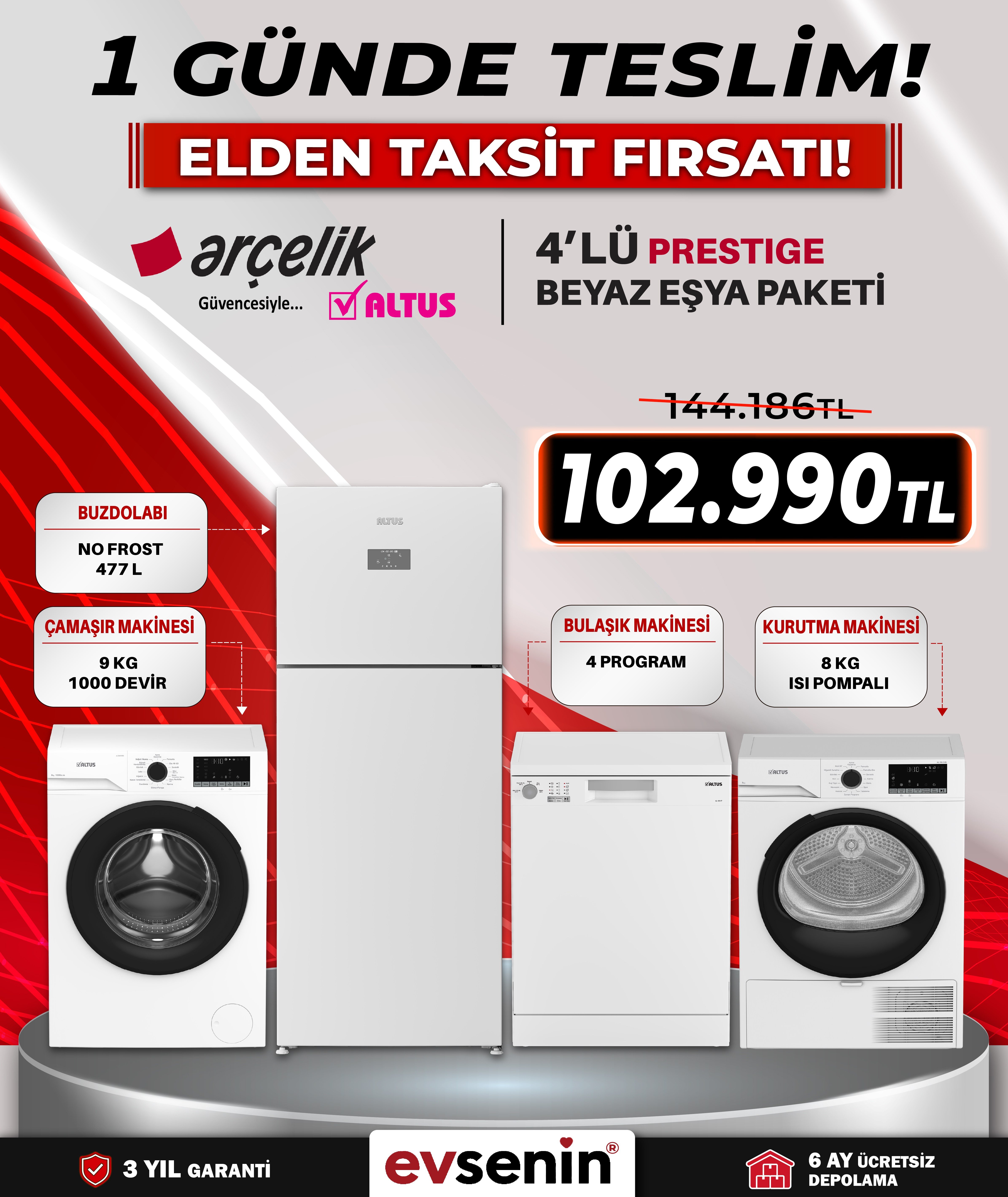 Altus Beyaz Eşya Paketi - 4