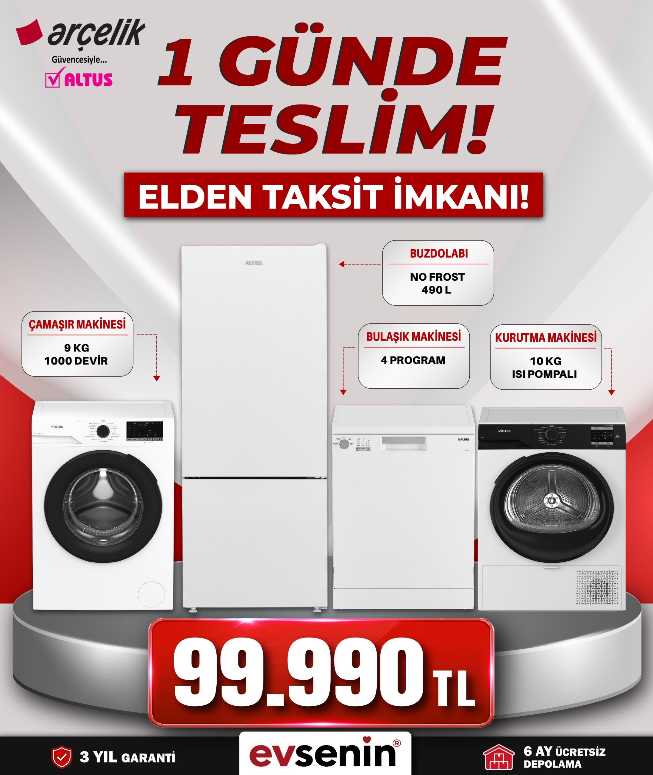 Altus Beyaz Eşya Paketi - 4