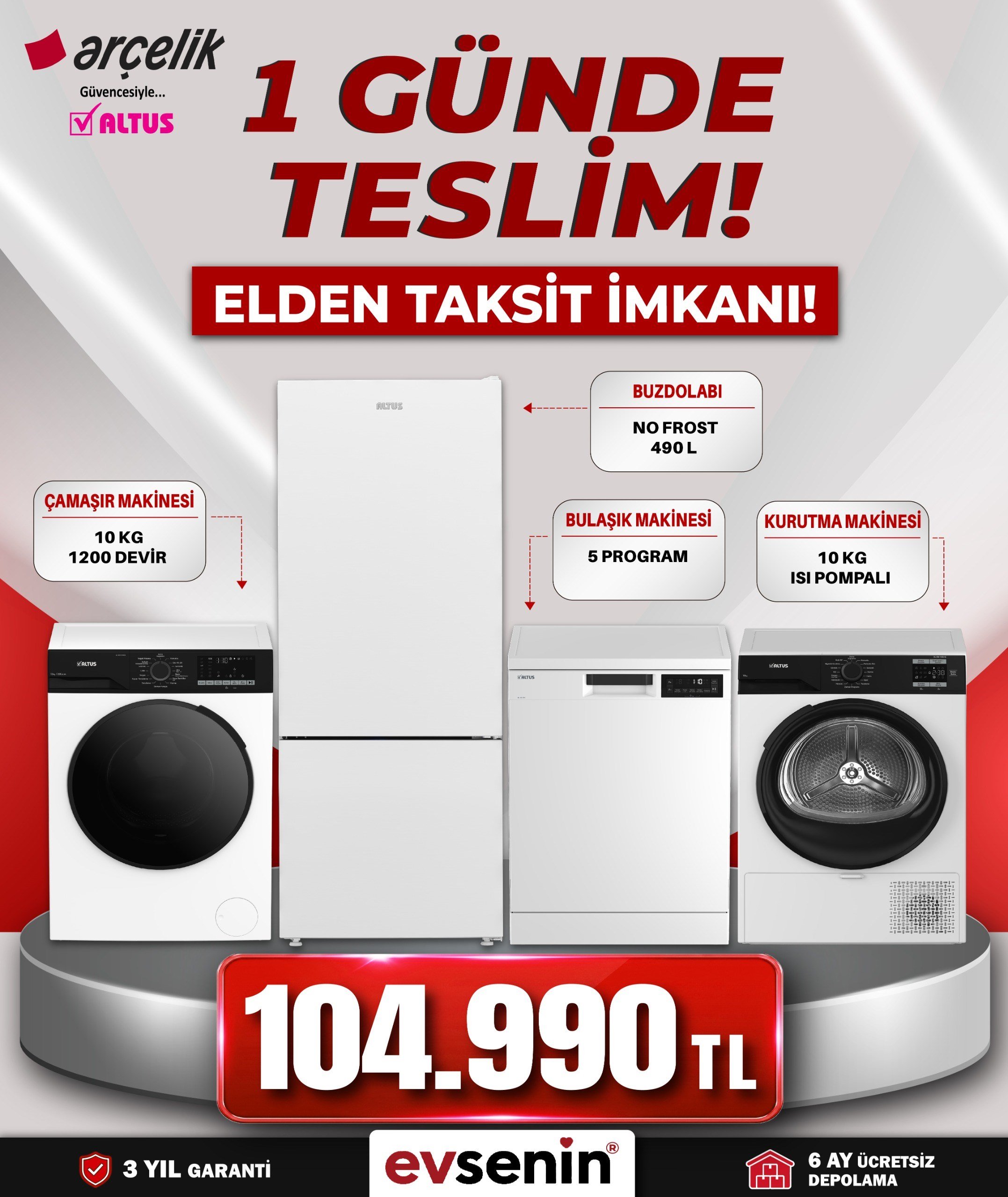Altus Beyaz Eşya Paketi - 5