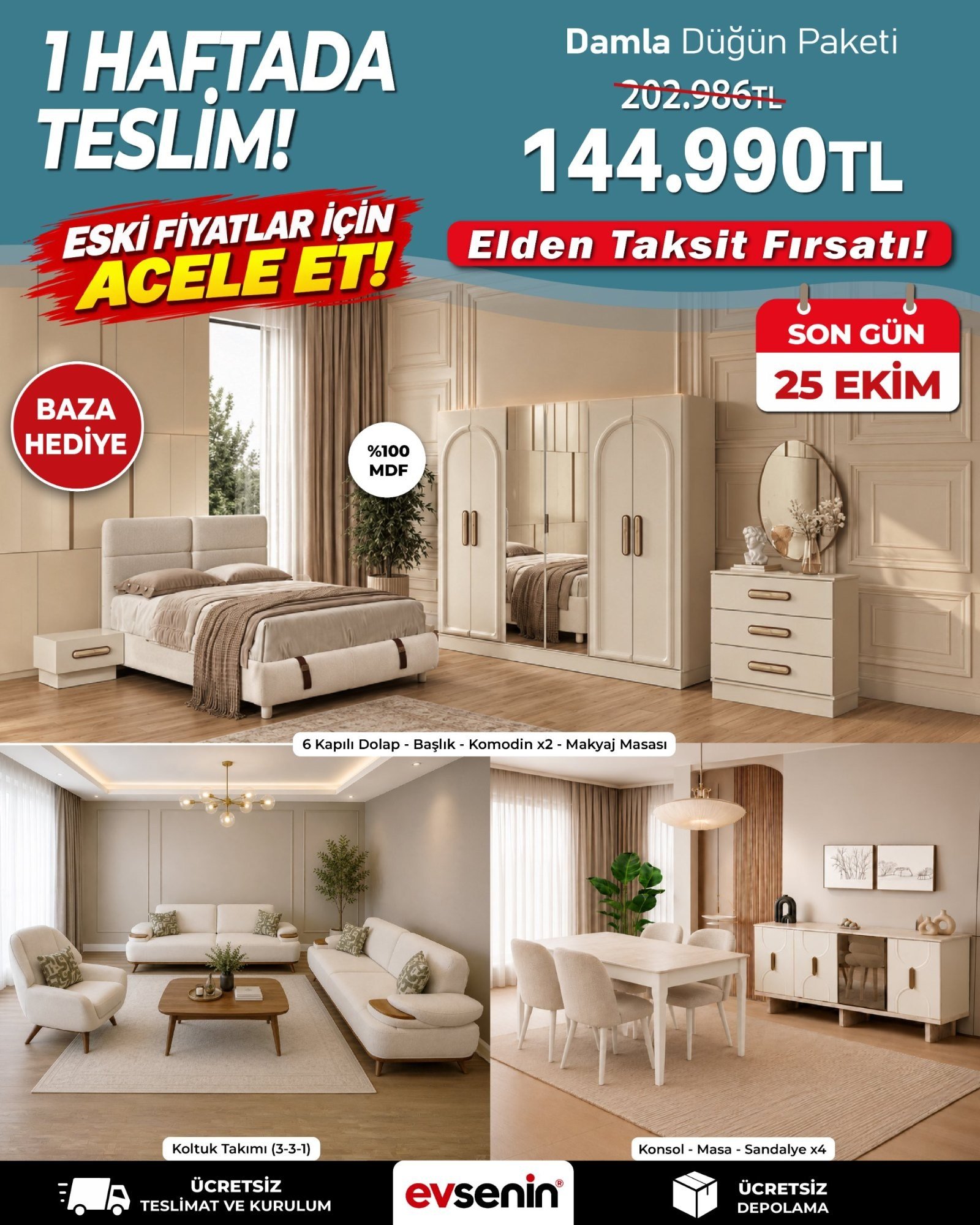 Damla Düğün Paketi