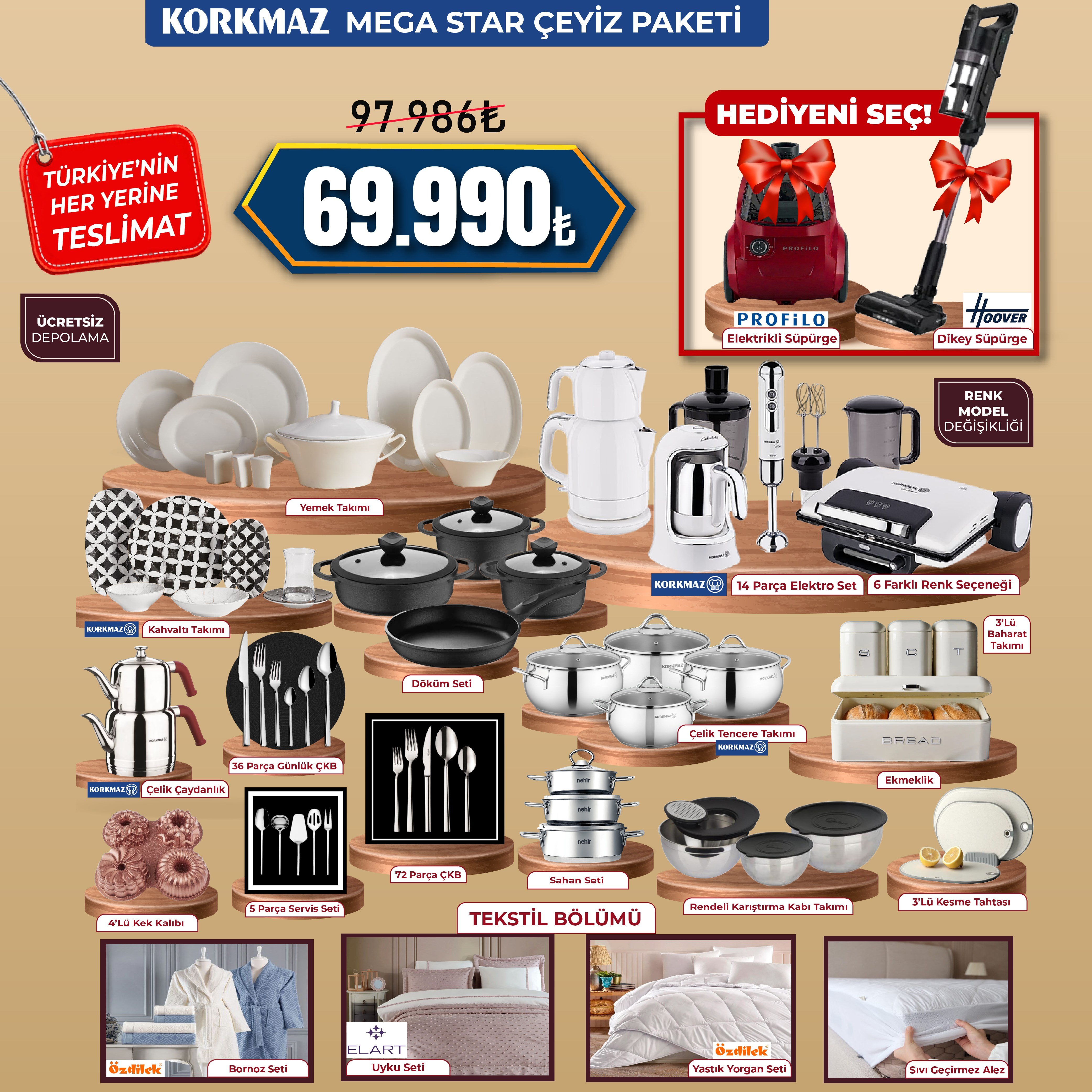 MEGA STAR ÇEYİZ PAKETİ