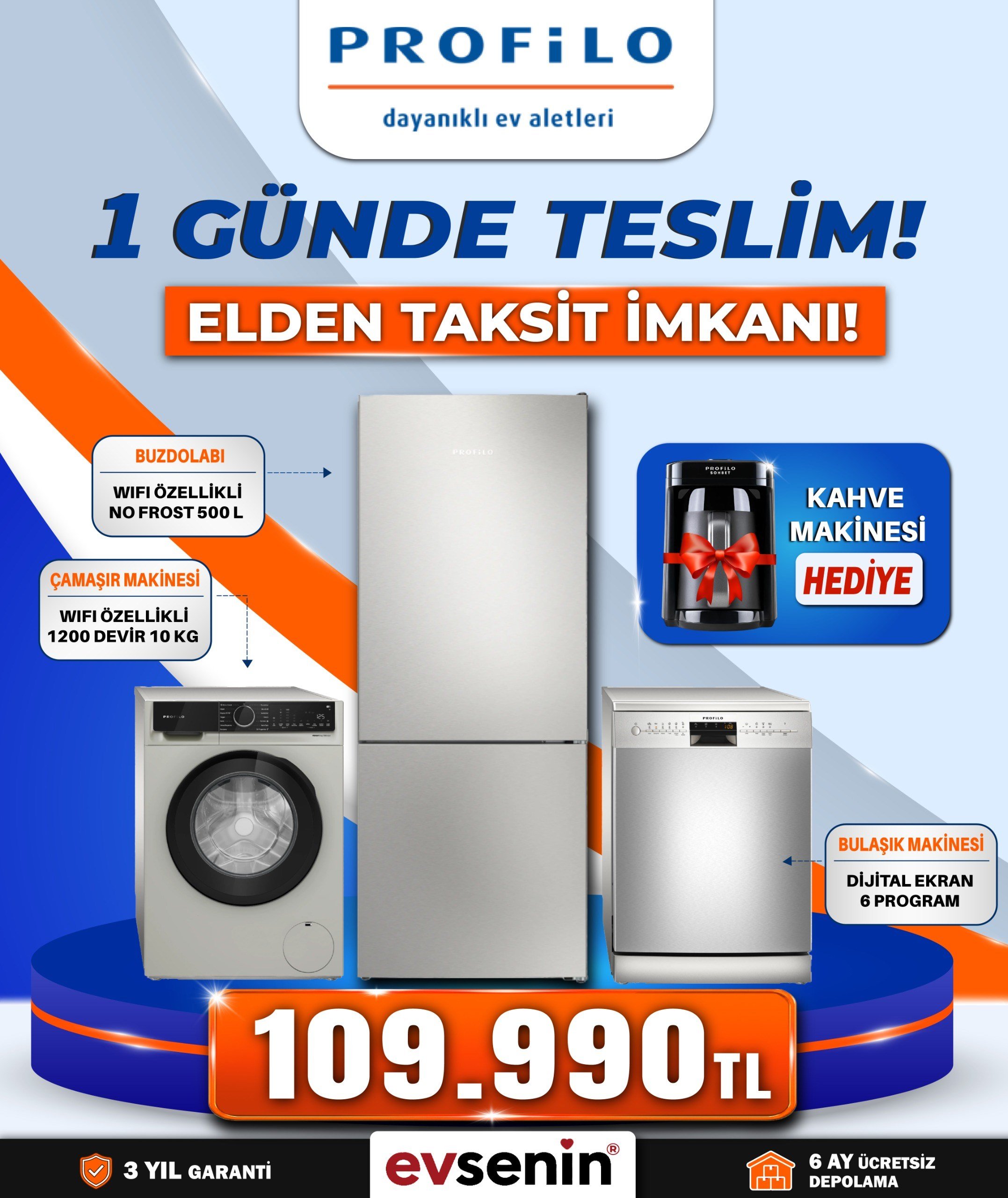 Profilo Beyaz Eşya Paketi 3