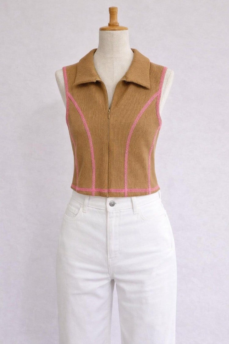 POLO YAKA CROP BODY