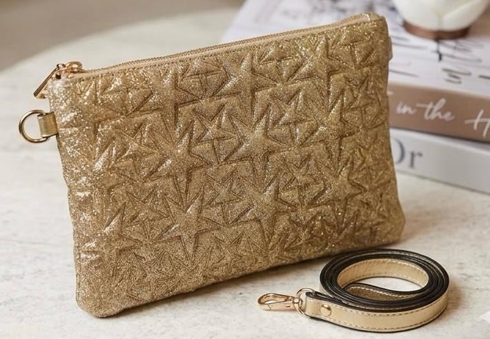 STAR GİRL TASARIM PARILTI ÇANTA