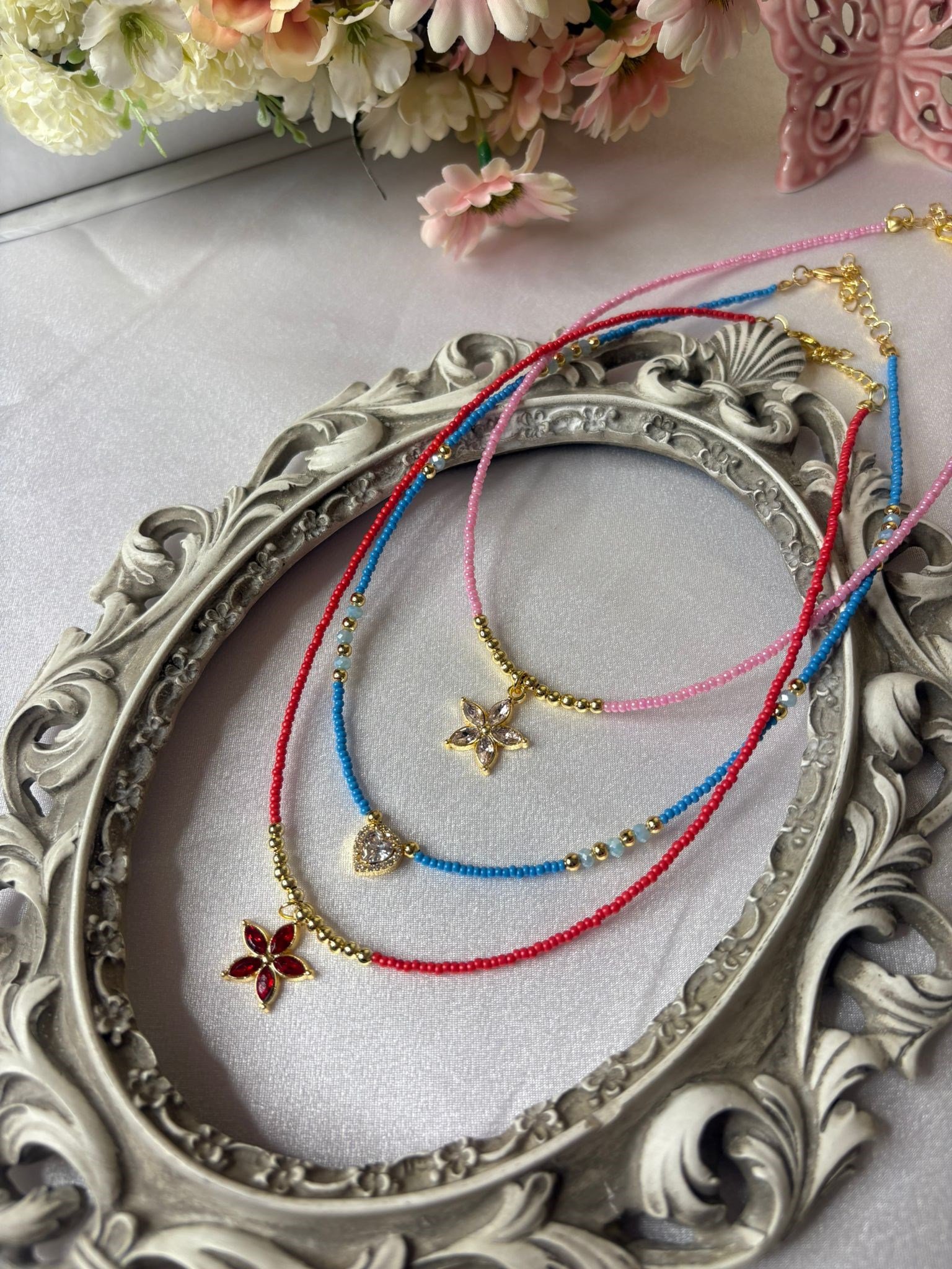 SUMMER GİRL CUTİE BLUE KOLYE