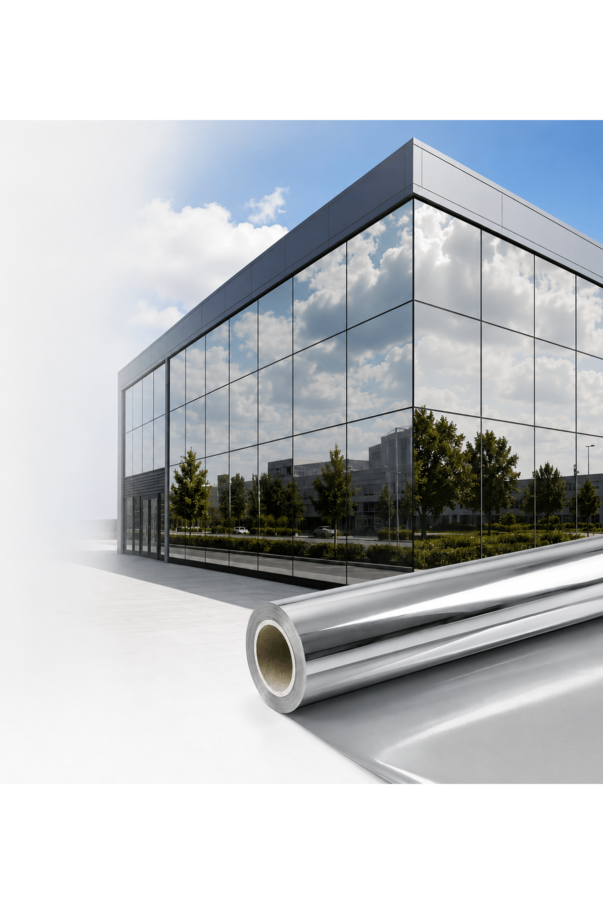 DURU WINDOW FILMS %15 aynalı cam filmi 60 cm 4 metre