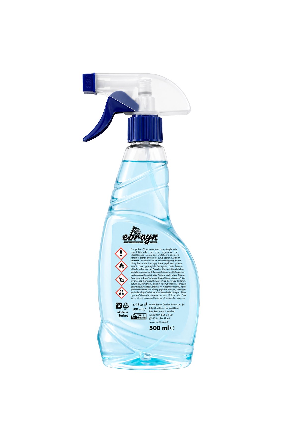 Ebrayn Buz Çözücü Sprey 500 ml - Hızlı Etki (De-Icer Fast Action)