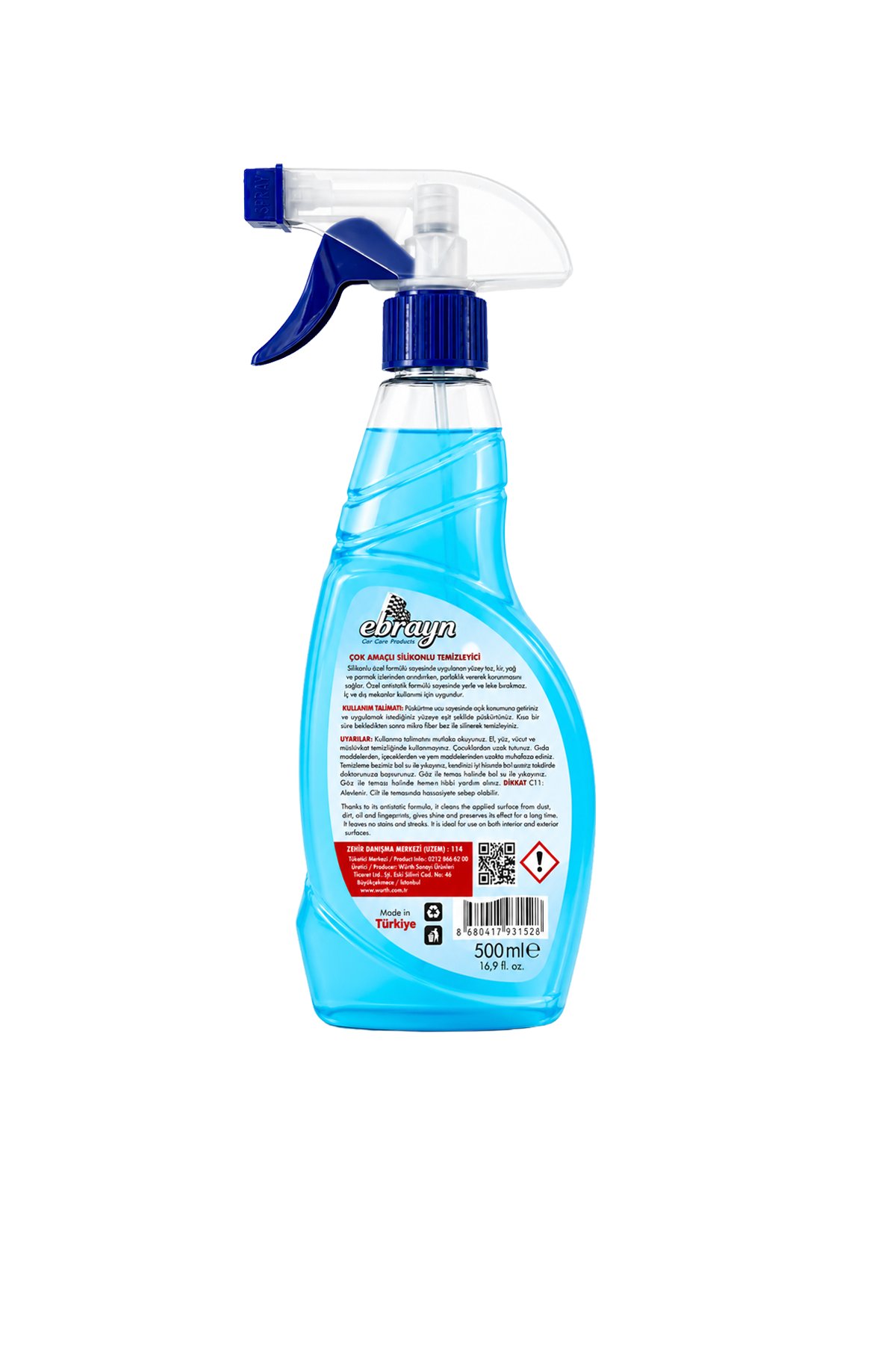 Ebrayn Çok Amaçlı Silikonlu Temizleyici 500 ml