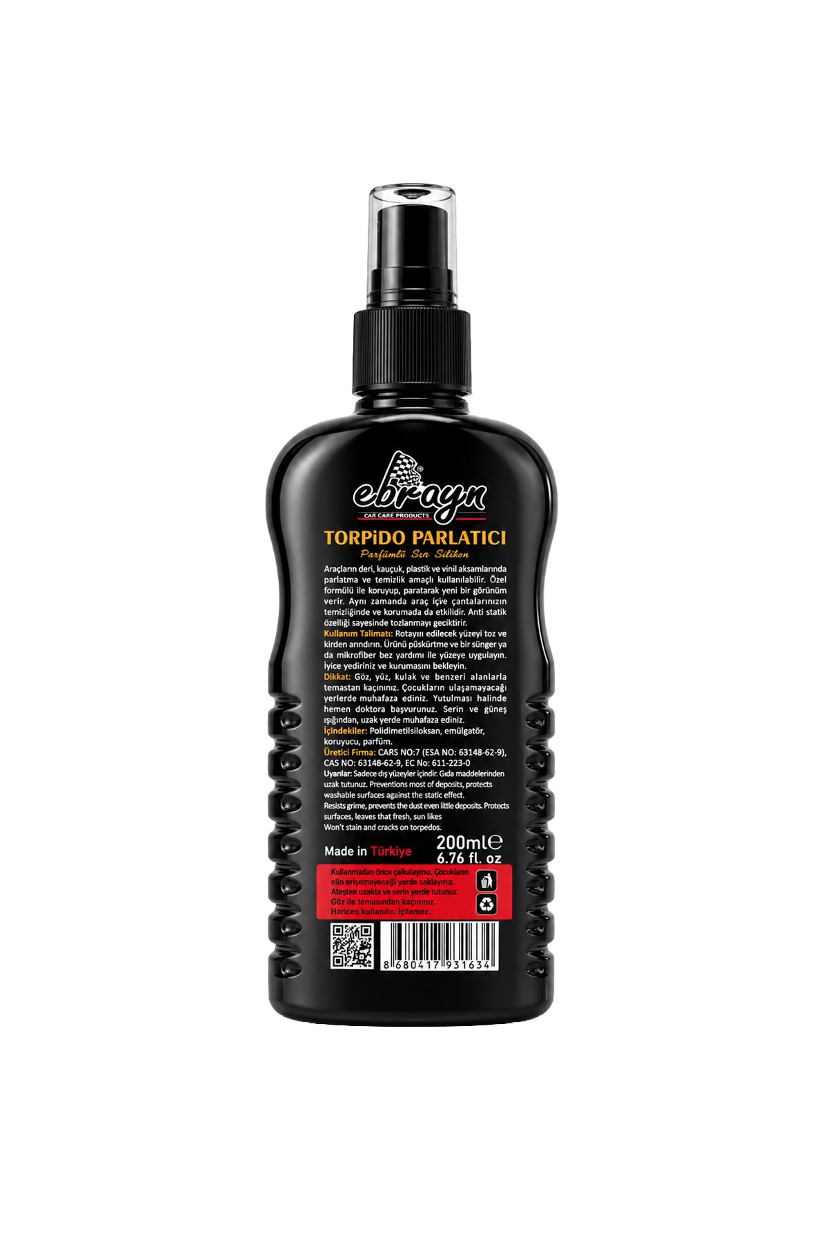 Ebrayn Hindistan Cevizi Kokulu Torpido Parlatıcı Süt Silikon 200 ml