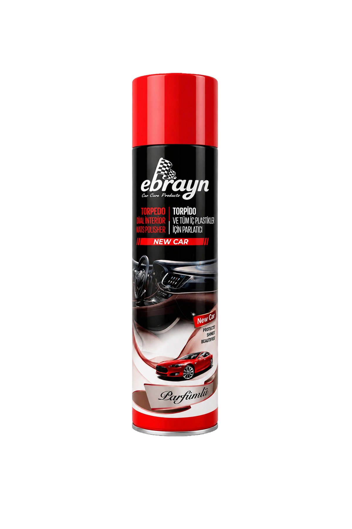Ebrayn New Car (Yeni Araç) Kokulu Torpido Parlatıcı Sprey 300 ml