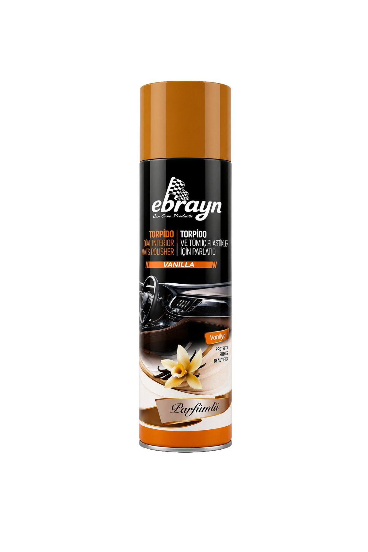 Ebrayn Vanilya (Vanilla) Kokulu Torpido Parlatıcı Sprey 300 ml