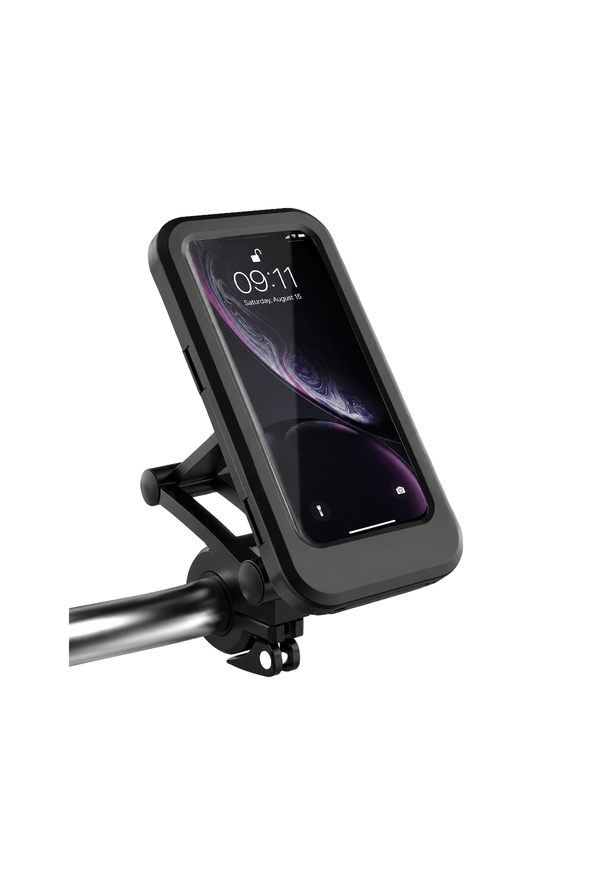 Manyetik Sabitlemeli Su Geçirmez Motosiklet ve Bisiklet Telefon Tutucu - 360° Hareketli