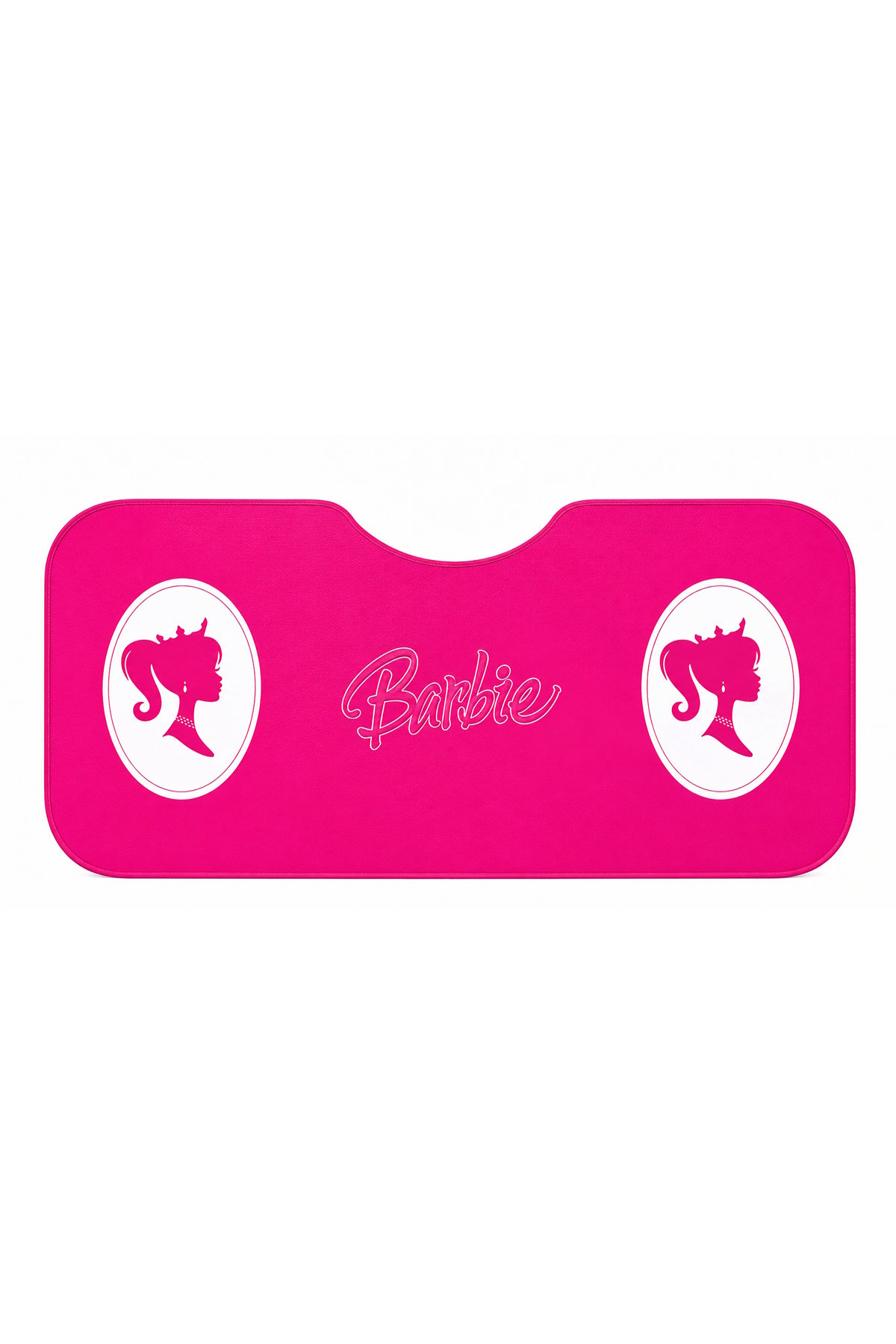 OEM Barbie Pembe Tasarımlı Dijital Baskılı Katlanır Ön Cam Güneşliği