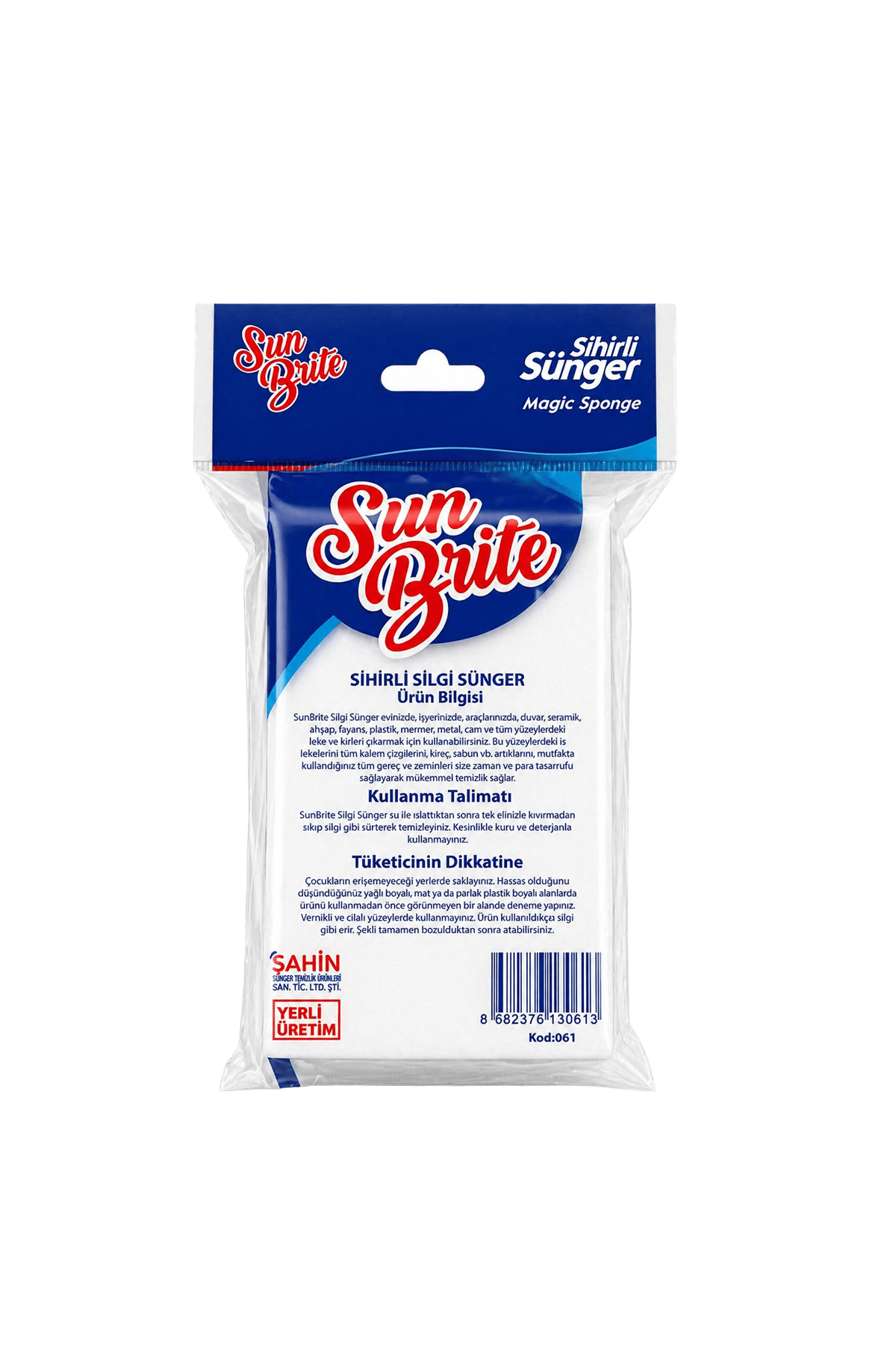 SunBrite Sihirli Silgi Sünger - Leke Çıkarıcı Magic Sponge
